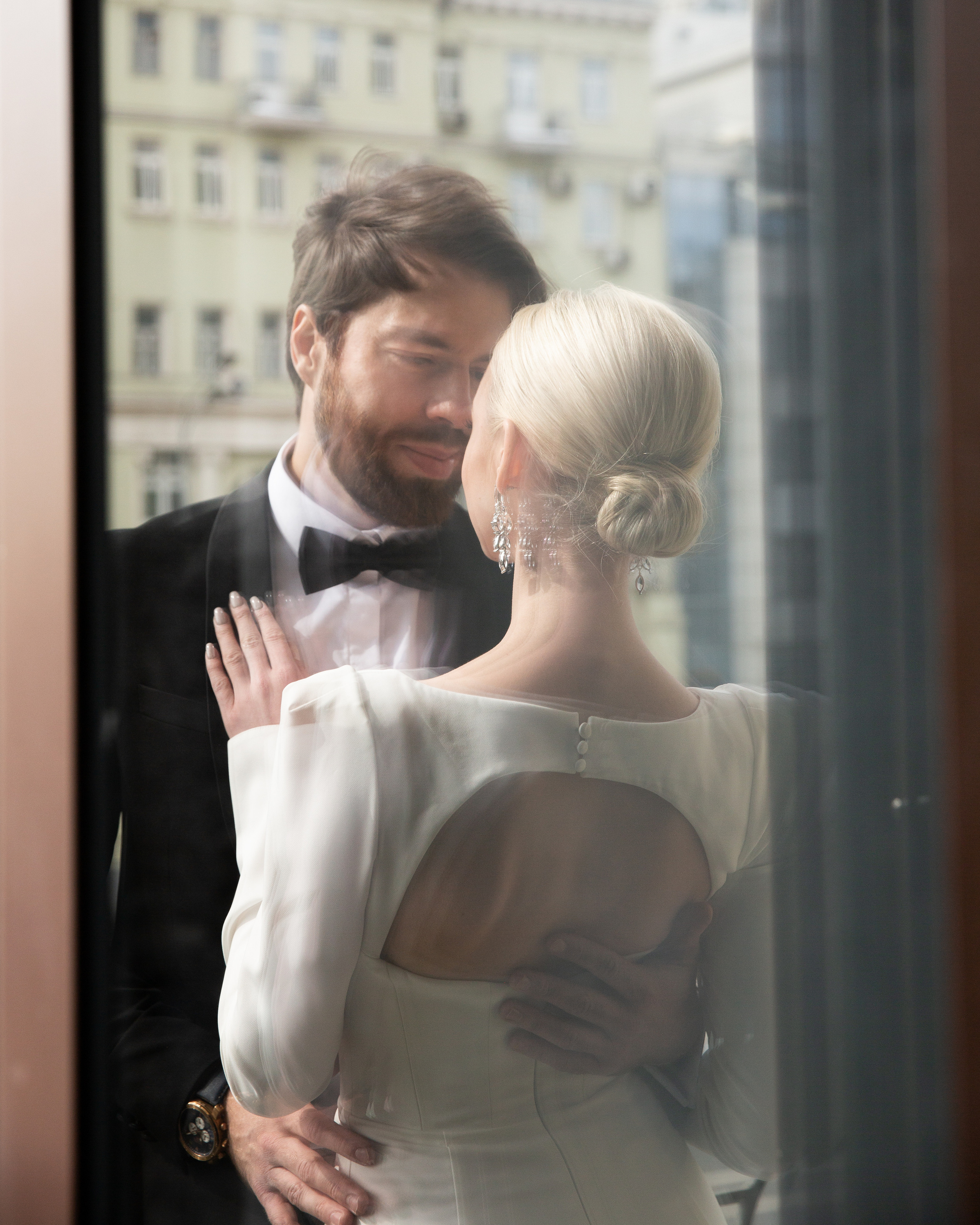 Свадебное. Жених и невеста — утро в отеле. Визуальный художник Лиана Даренская, Москва