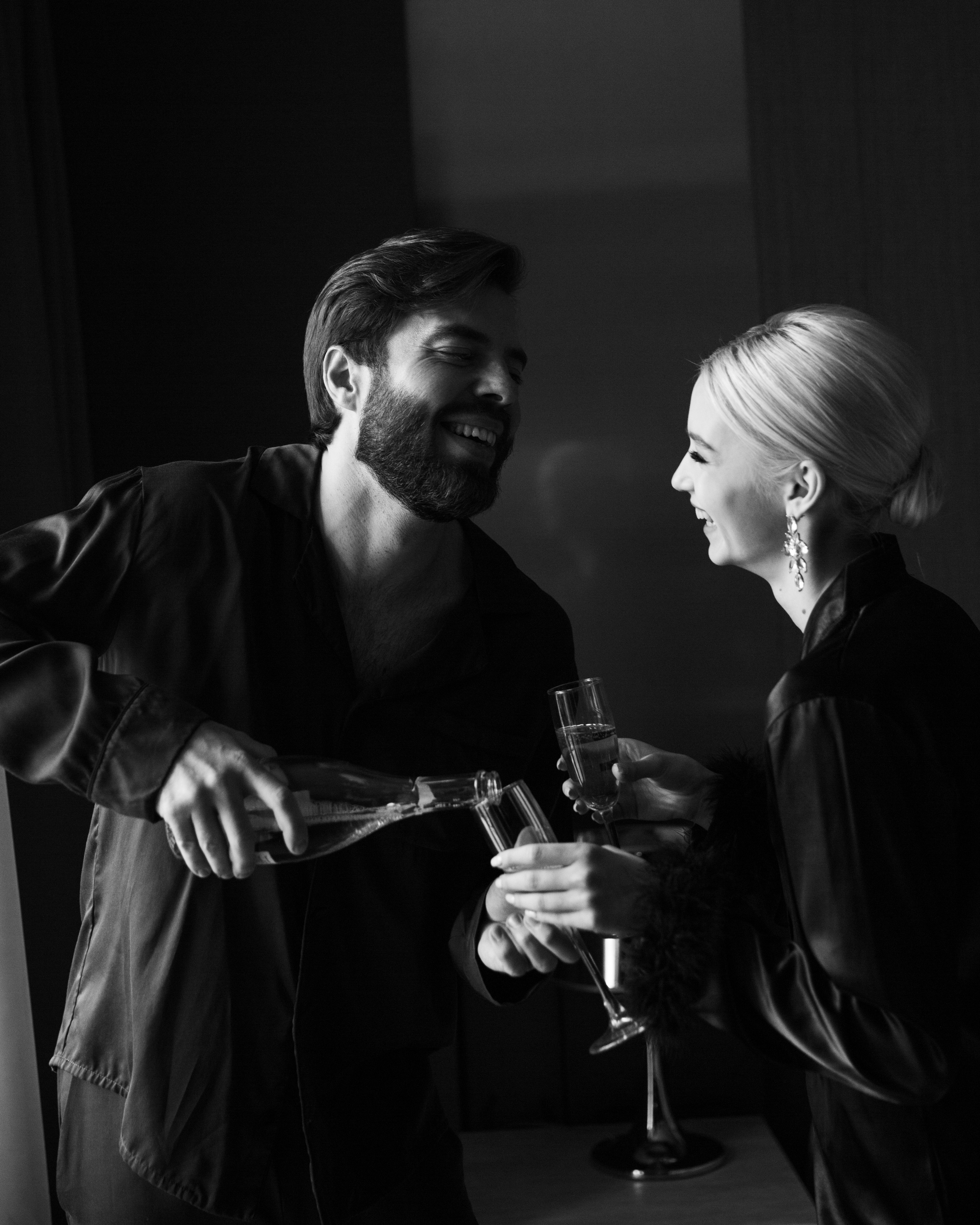 Свадебное. Жених и невеста — утро в отеле. Визуальный художник Лиана Даренская, Москва