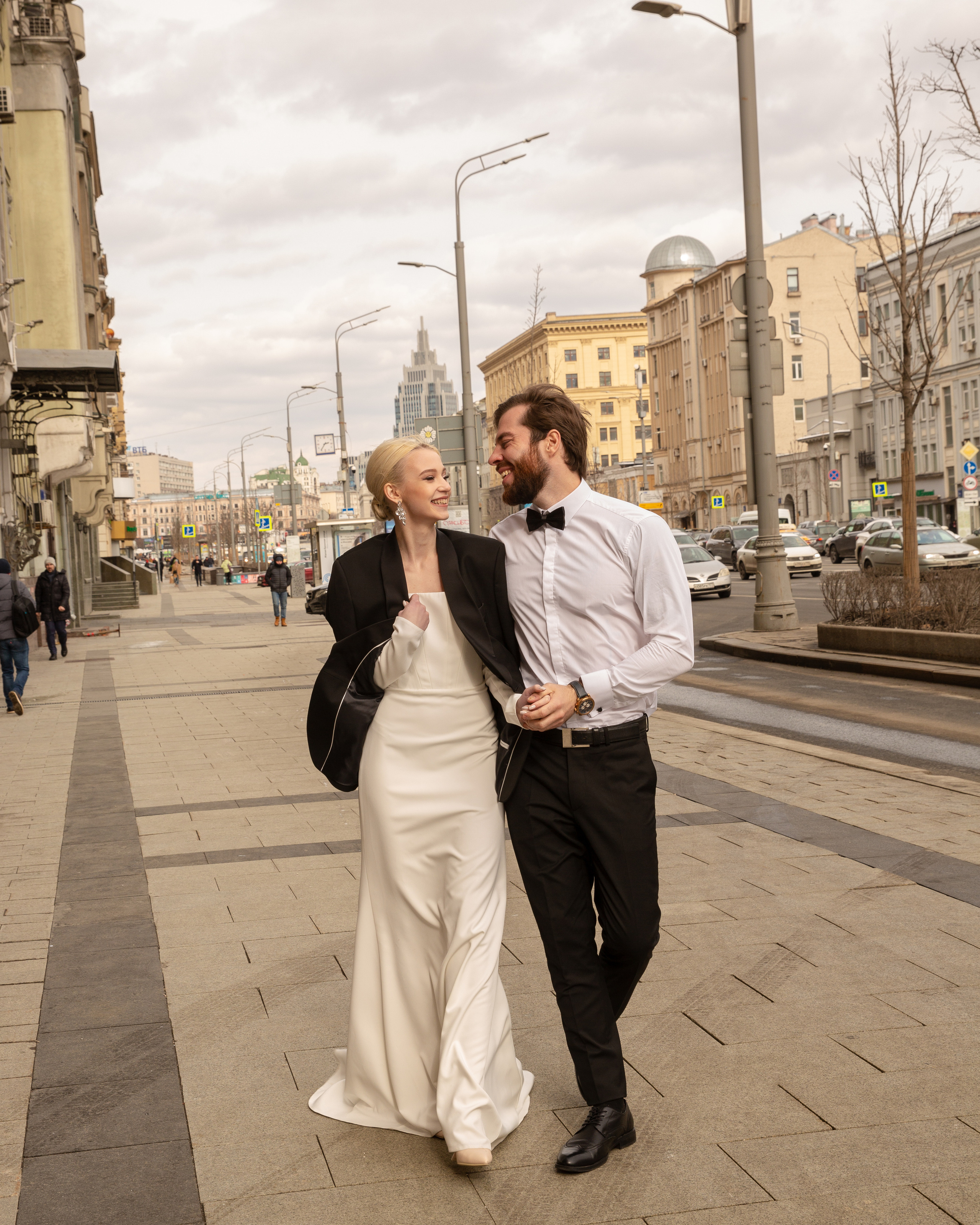 Свадебное. Жених и невеста — утро в отеле. Визуальный художник Лиана Даренская, Москва