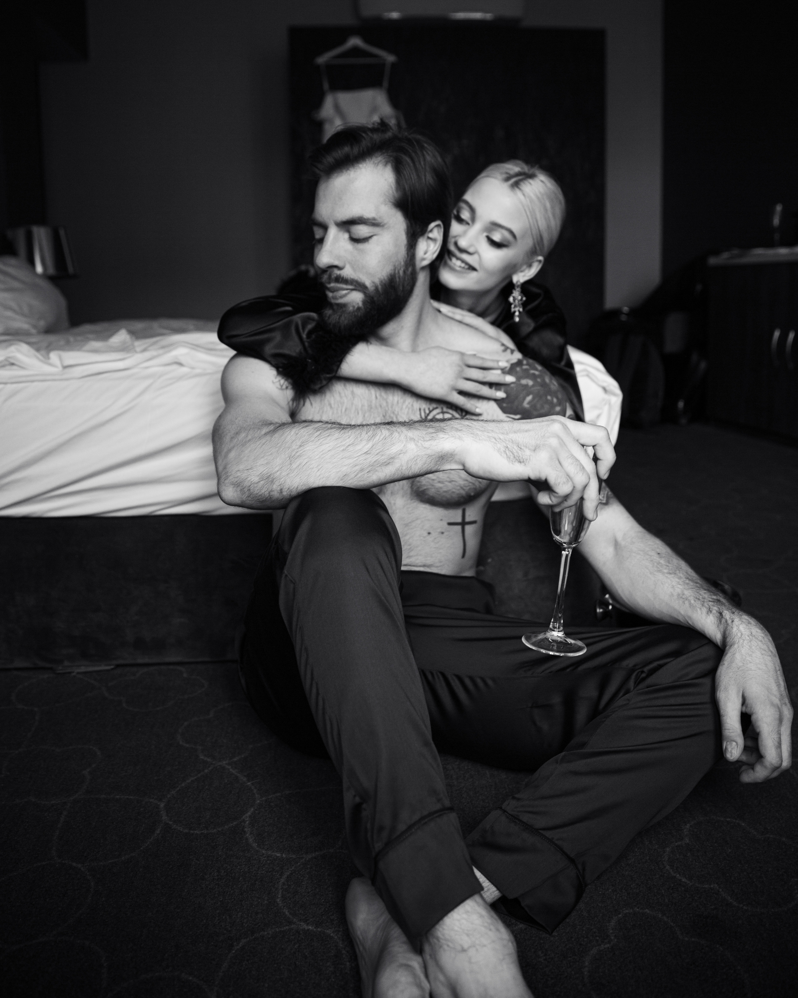 Свадебное. Жених и невеста — утро в отеле. Визуальный художник Лиана Даренская, Москва