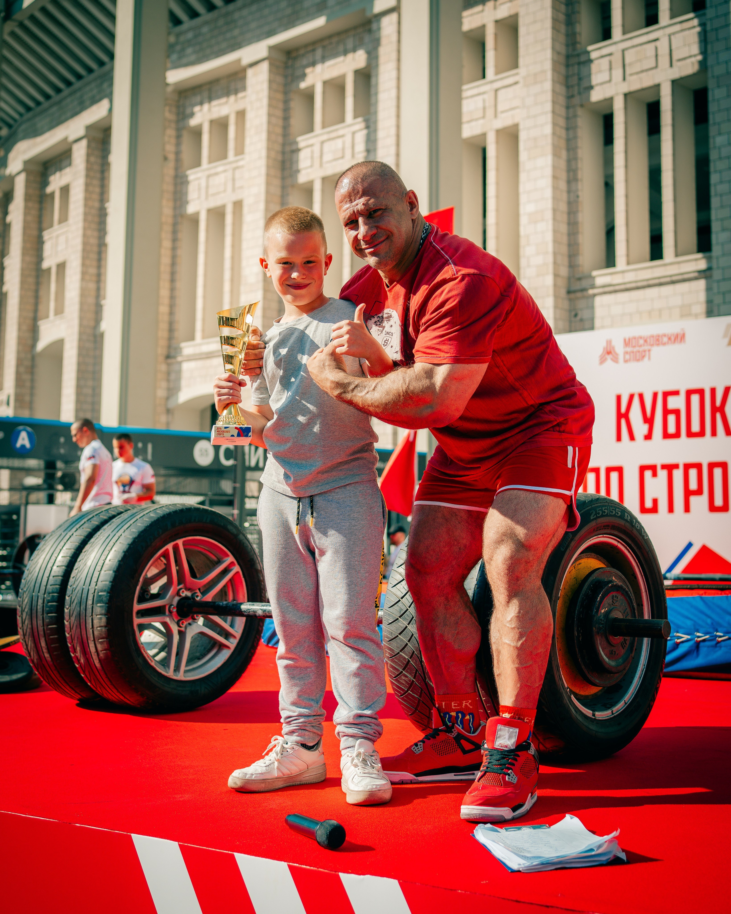 Съемка «Strongman World Cup»