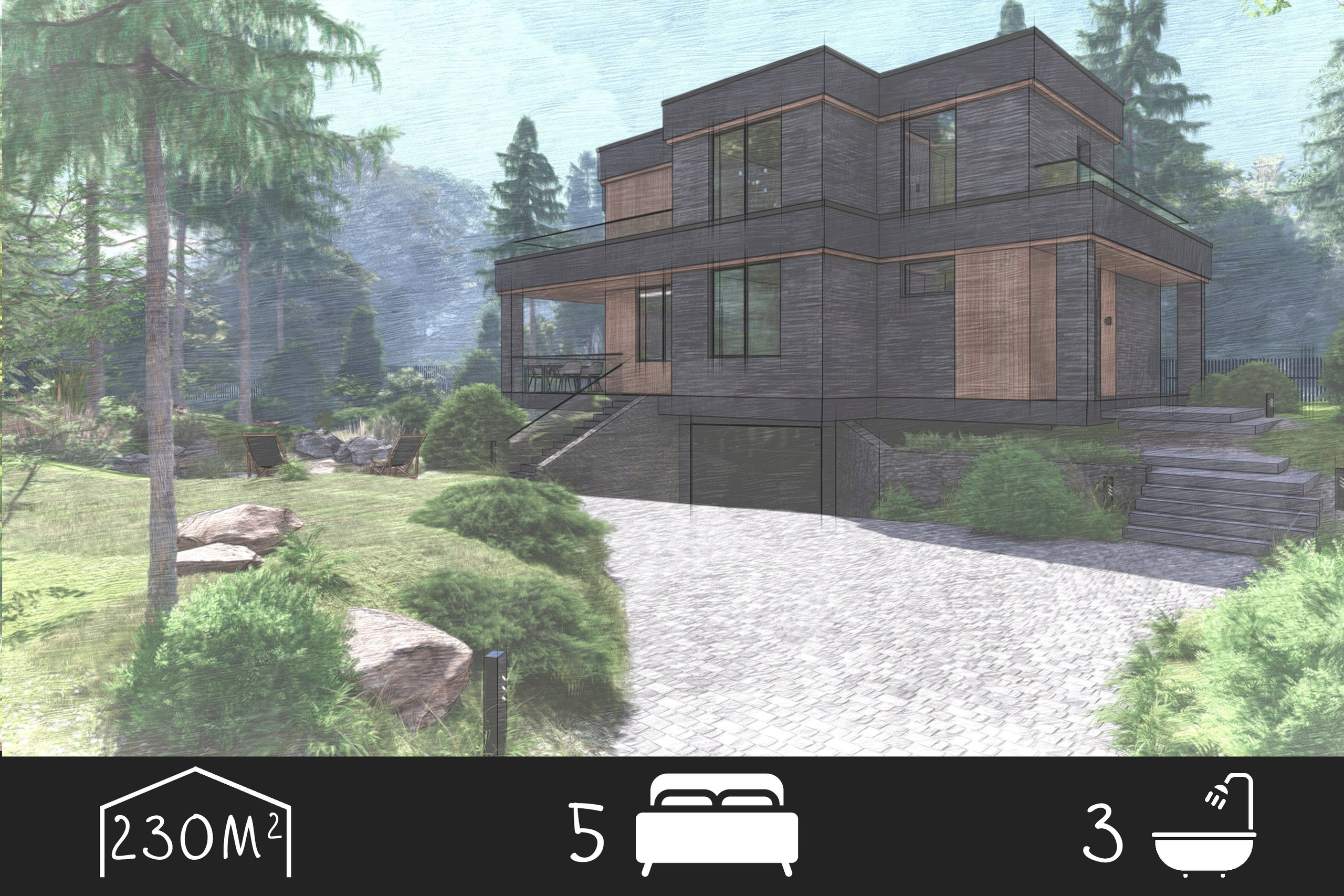 Разработка архитектурных и инженерных проектов домов в Москве| Е. Панова. РАЦИОНАЛЬНЫЕ ДОМА 150-350 м2 В МОСКВЕ И МО