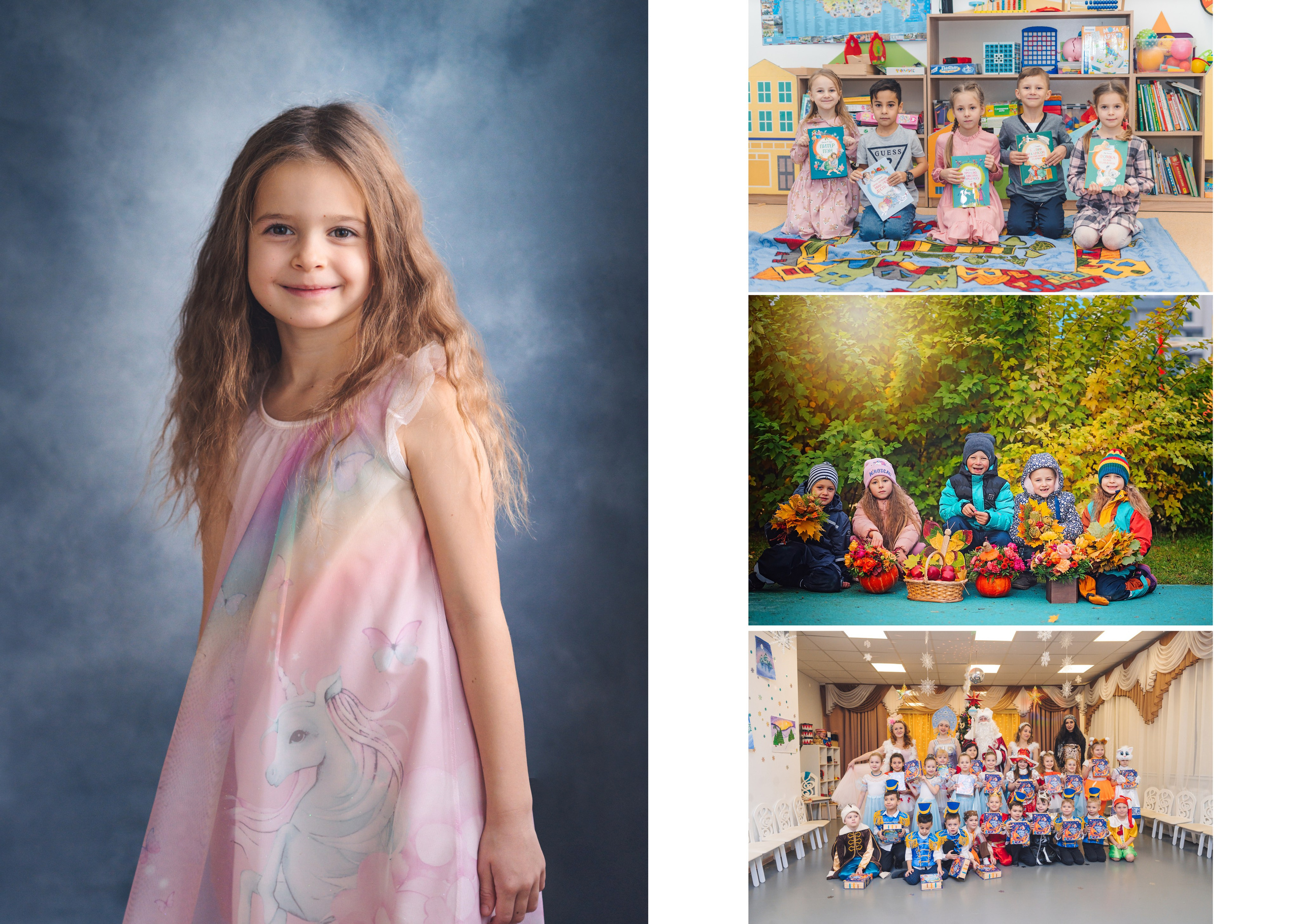 Выпускные альбомы для детских садов. Семейный и детский фотограф Марина Тувиста в Санкт-Петербурге