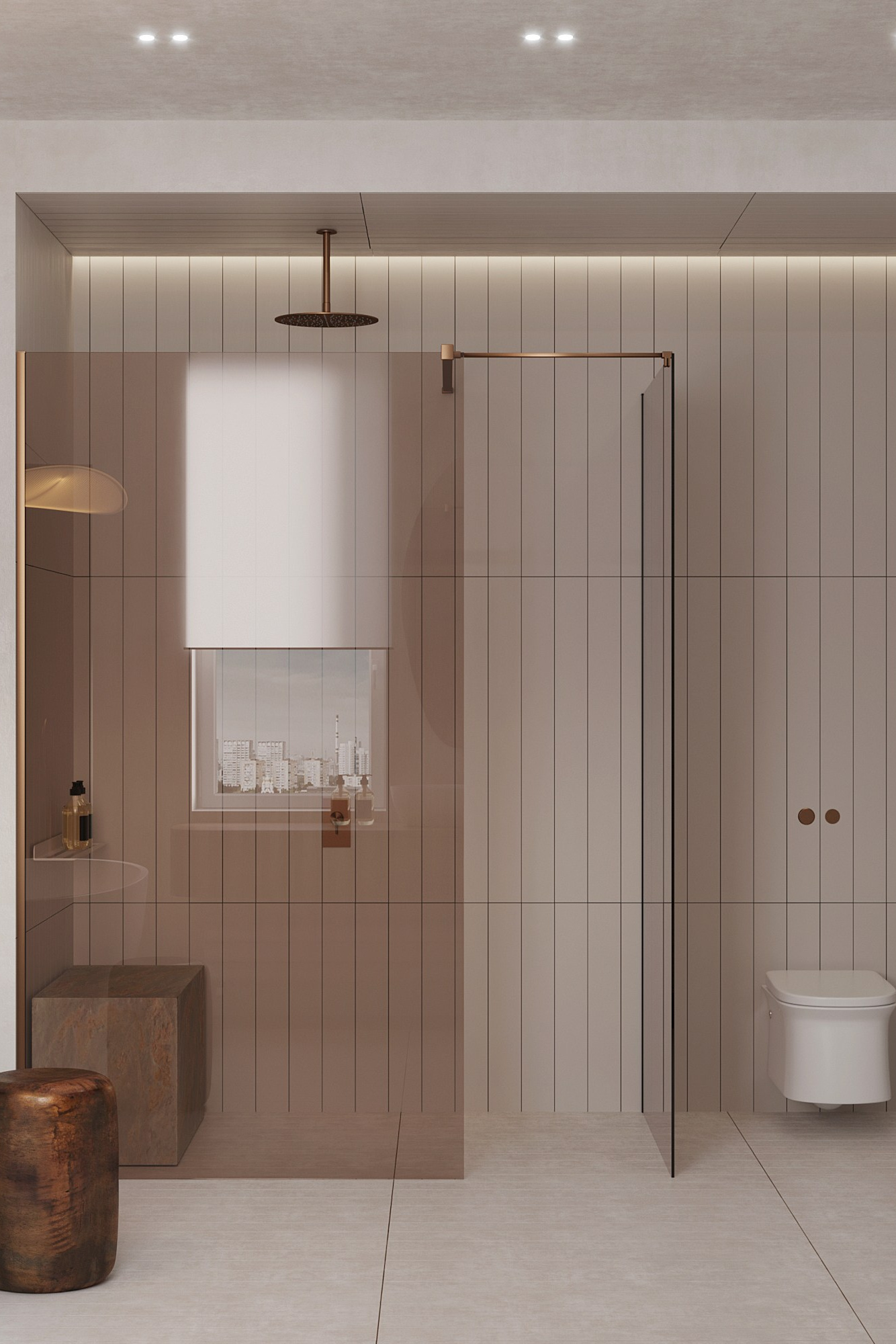 alt="Функциональная ванная комната в частном доме"