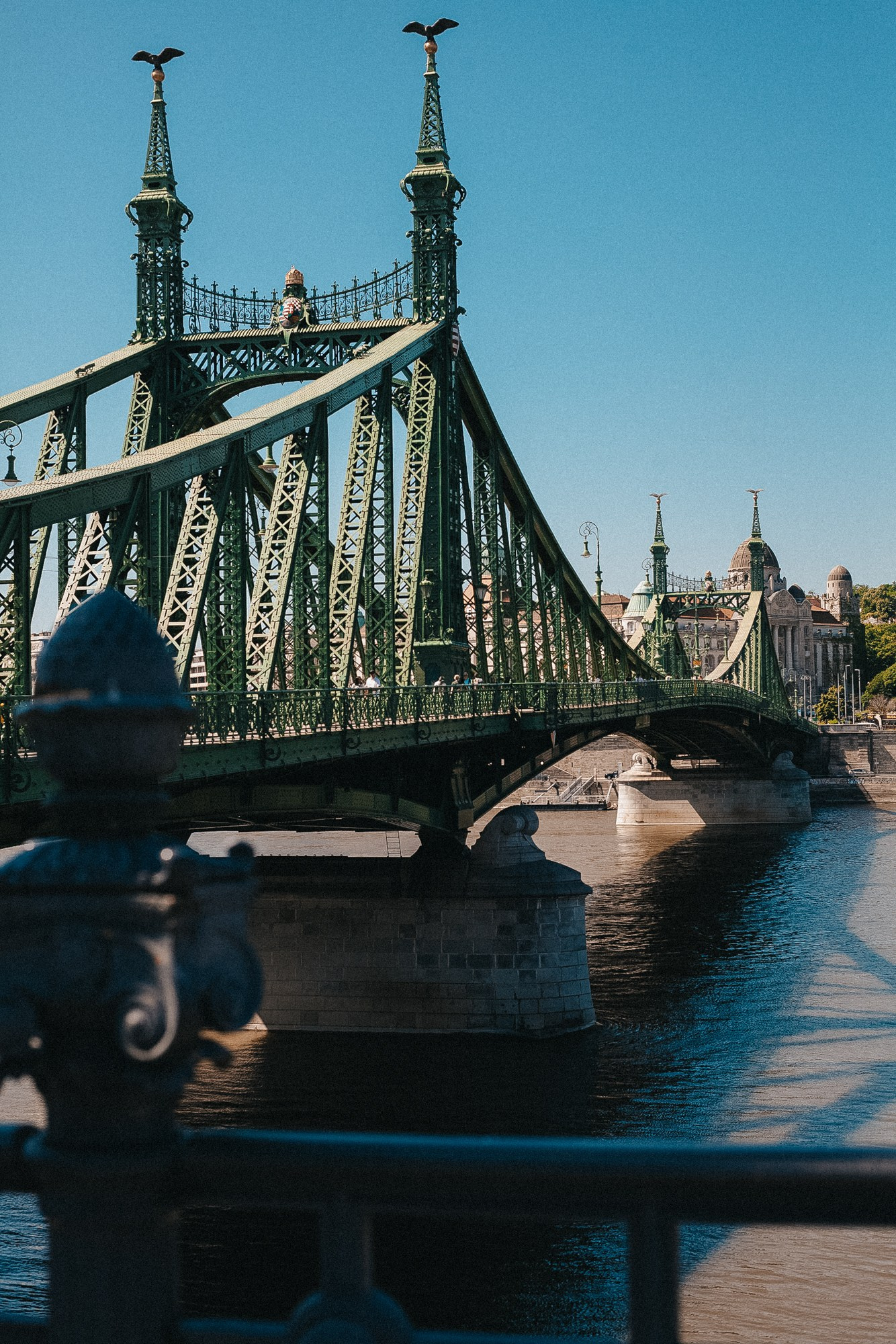 зеленый мост Будапешт, фотограф в Будапеште, прогулочная фотосессия