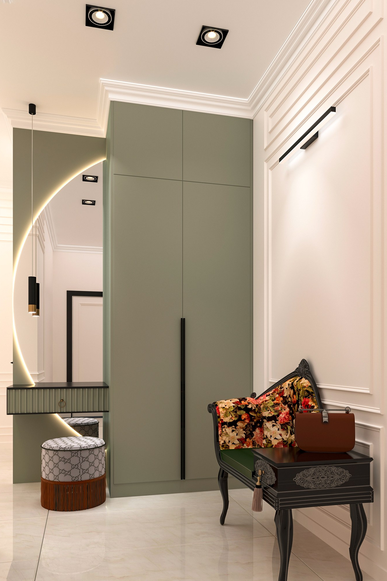 Дизайн-проектквартиры 65 кв. м. Интерьерный дизайнер в Сочи Поплавская Татьяна. Проектирование интерьеров и организация процесса ремонта