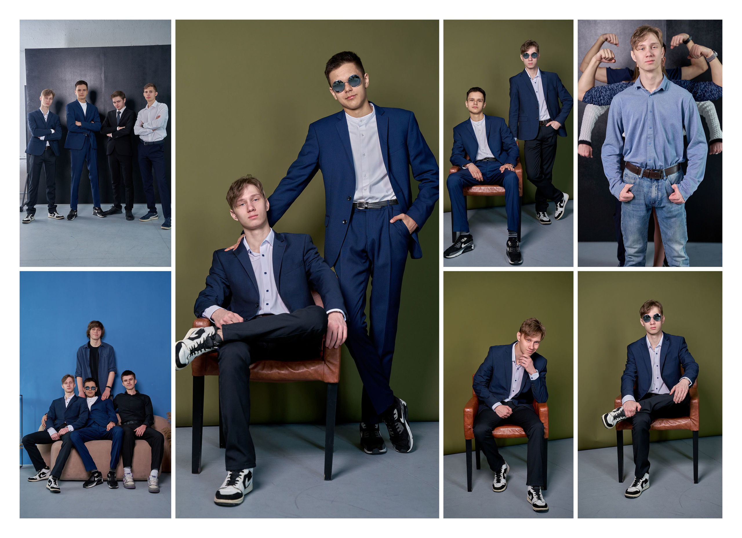 Примеры готовых разворотов. Школа. Выпускные фотокниги во Владивостоке Джуган Елена