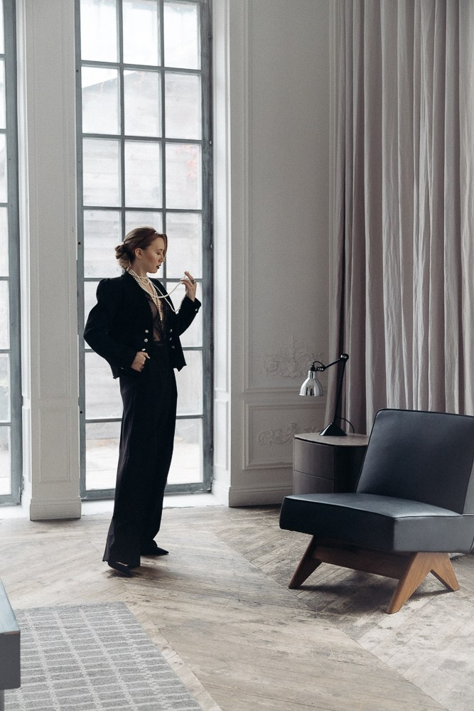 Черное на вечер. Света Полетаева Москва