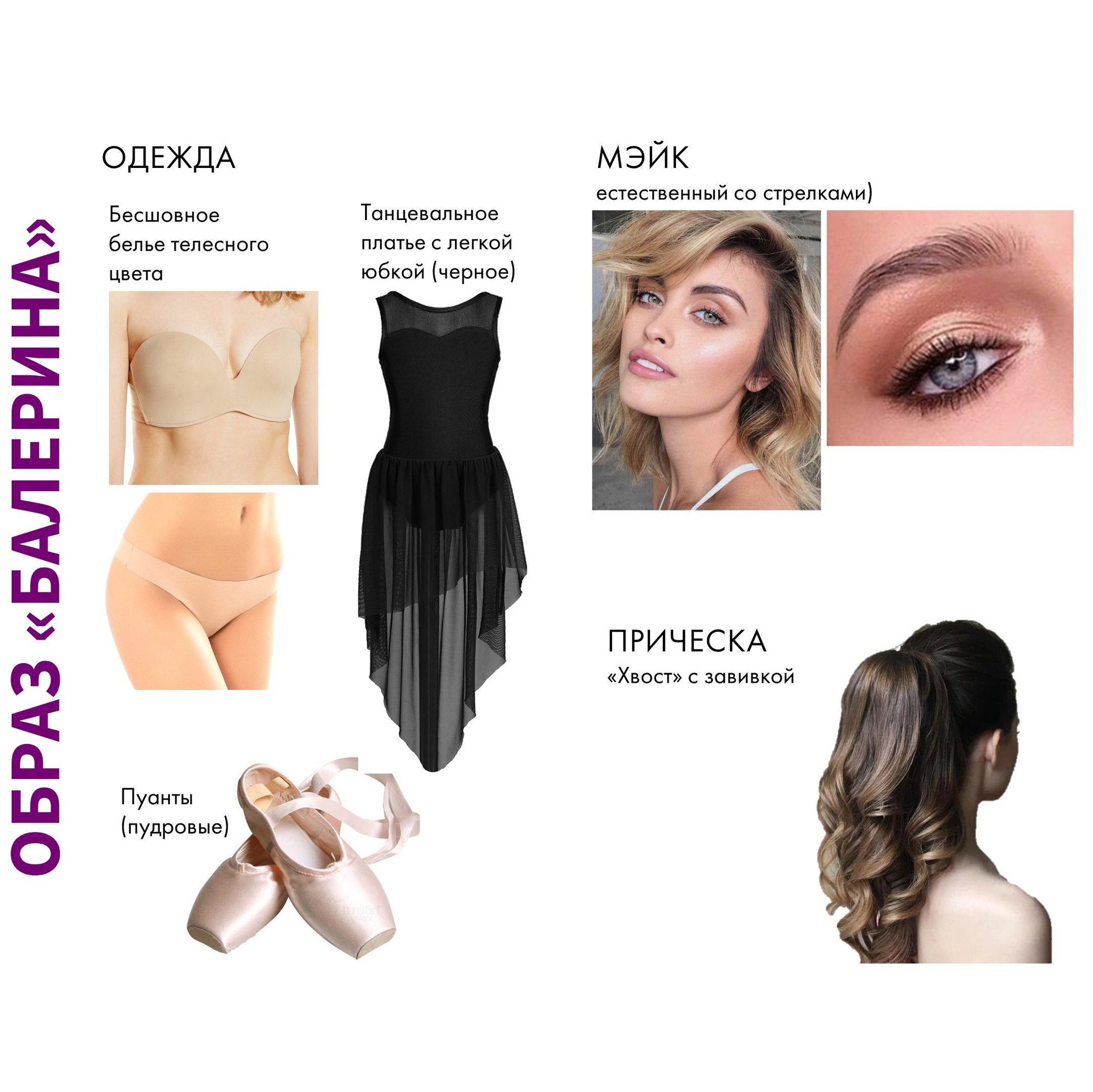 Как выглядит мудборд к проекту про баллет