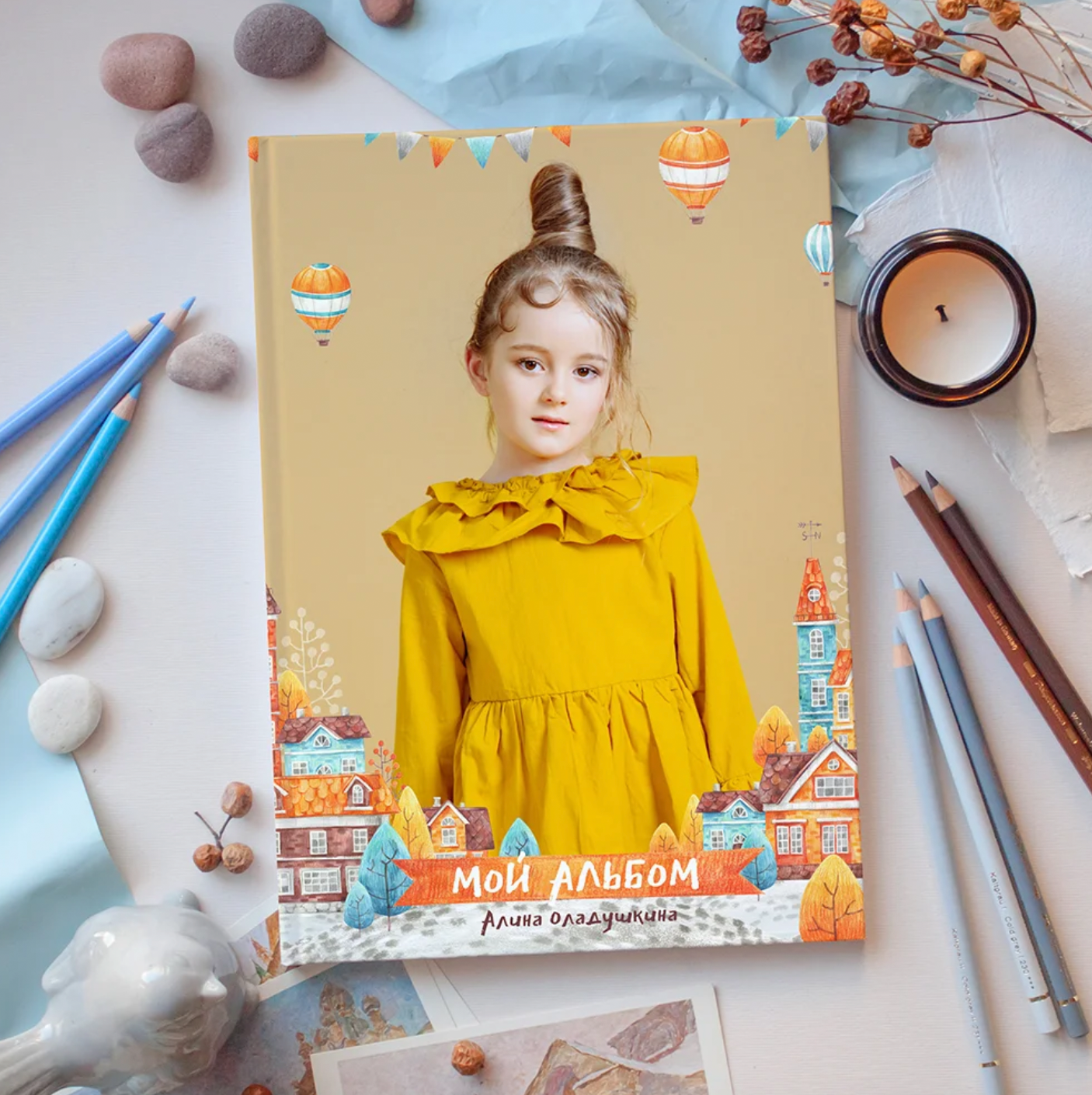 Дизайн альбомов ДЕТСКИЙ САД индивидуальные книги. Семейный фотограф в Ярославле Екатерина Затеева