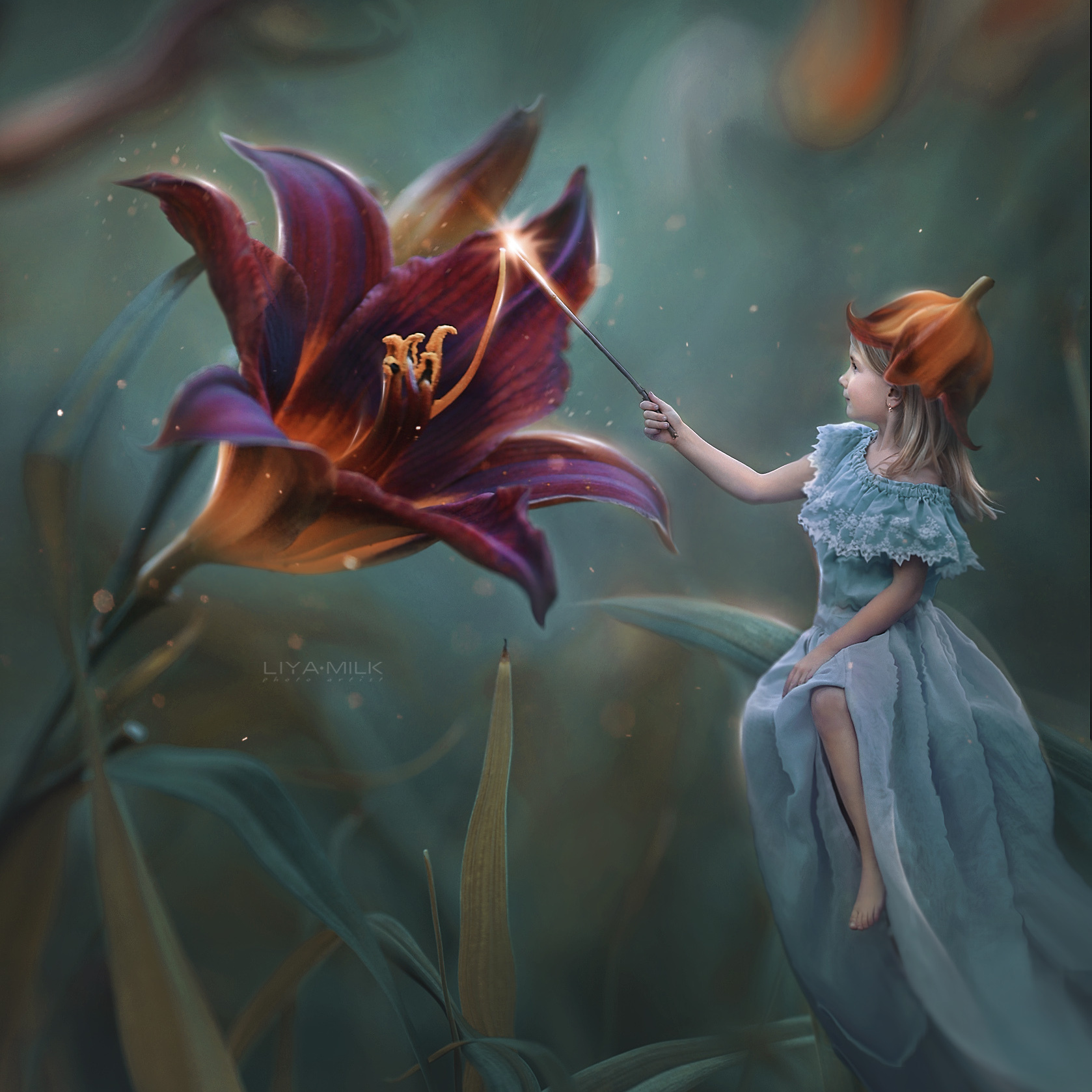 дюймовочка, сказочная фотосессия, элитная съемка