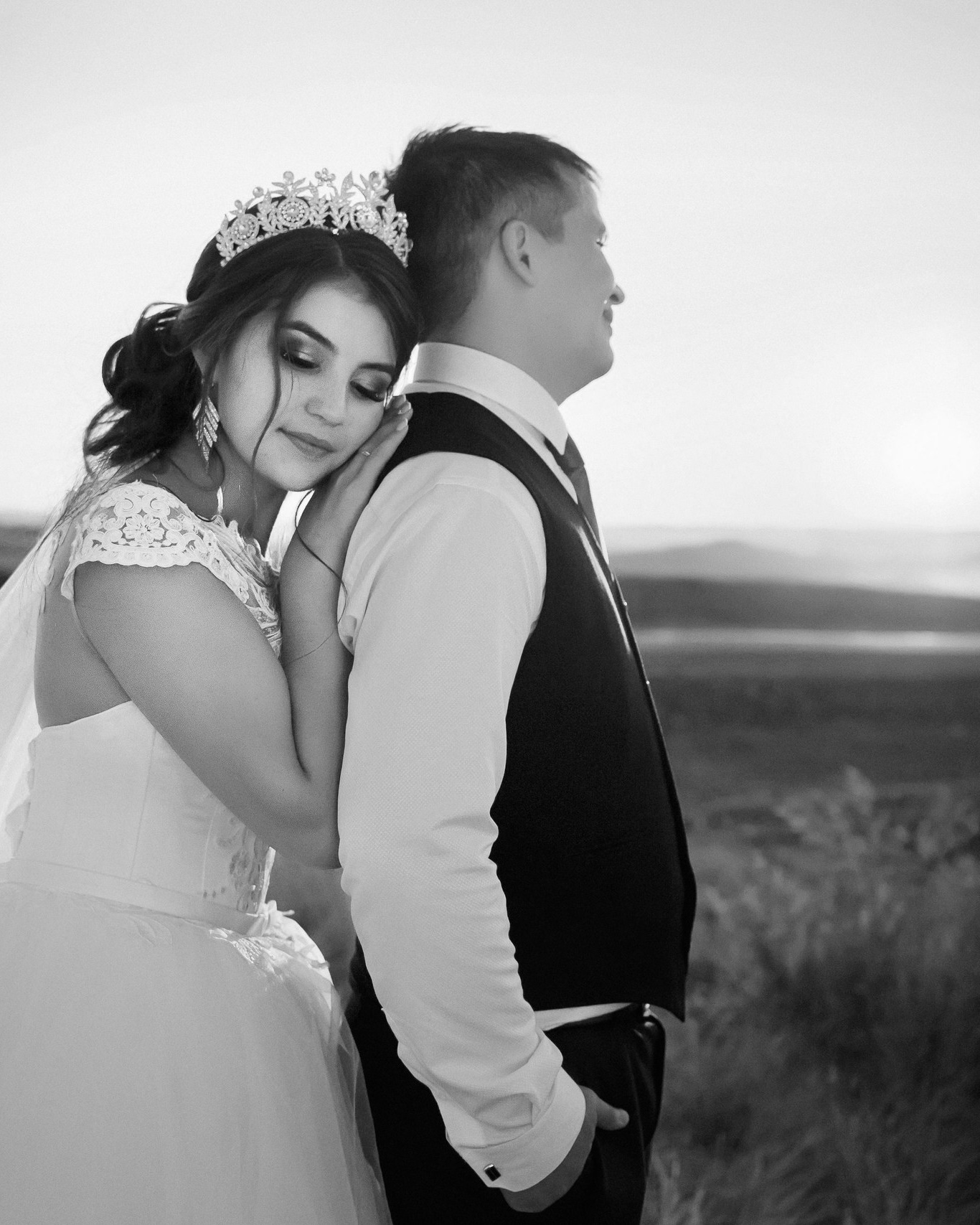 Свадебная съемка на природе