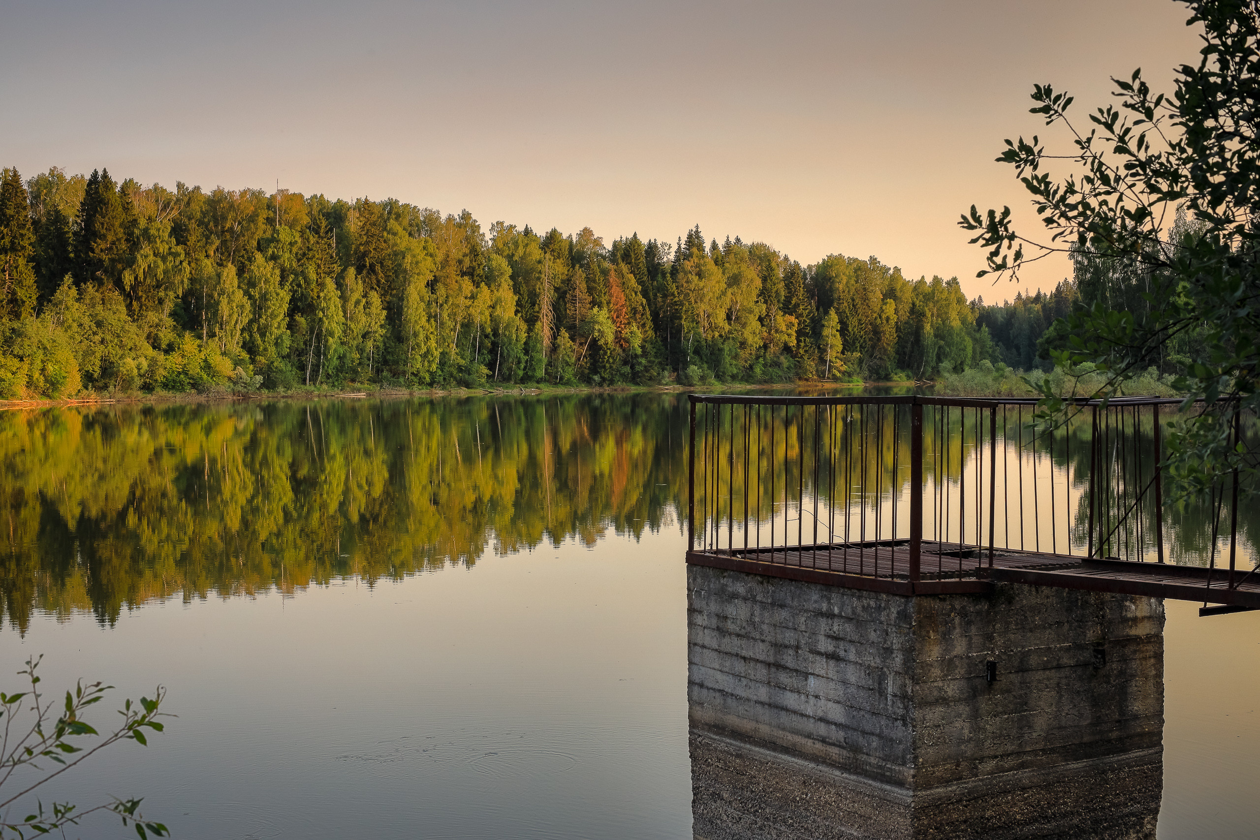 Водохранилище в деревне Петряиха