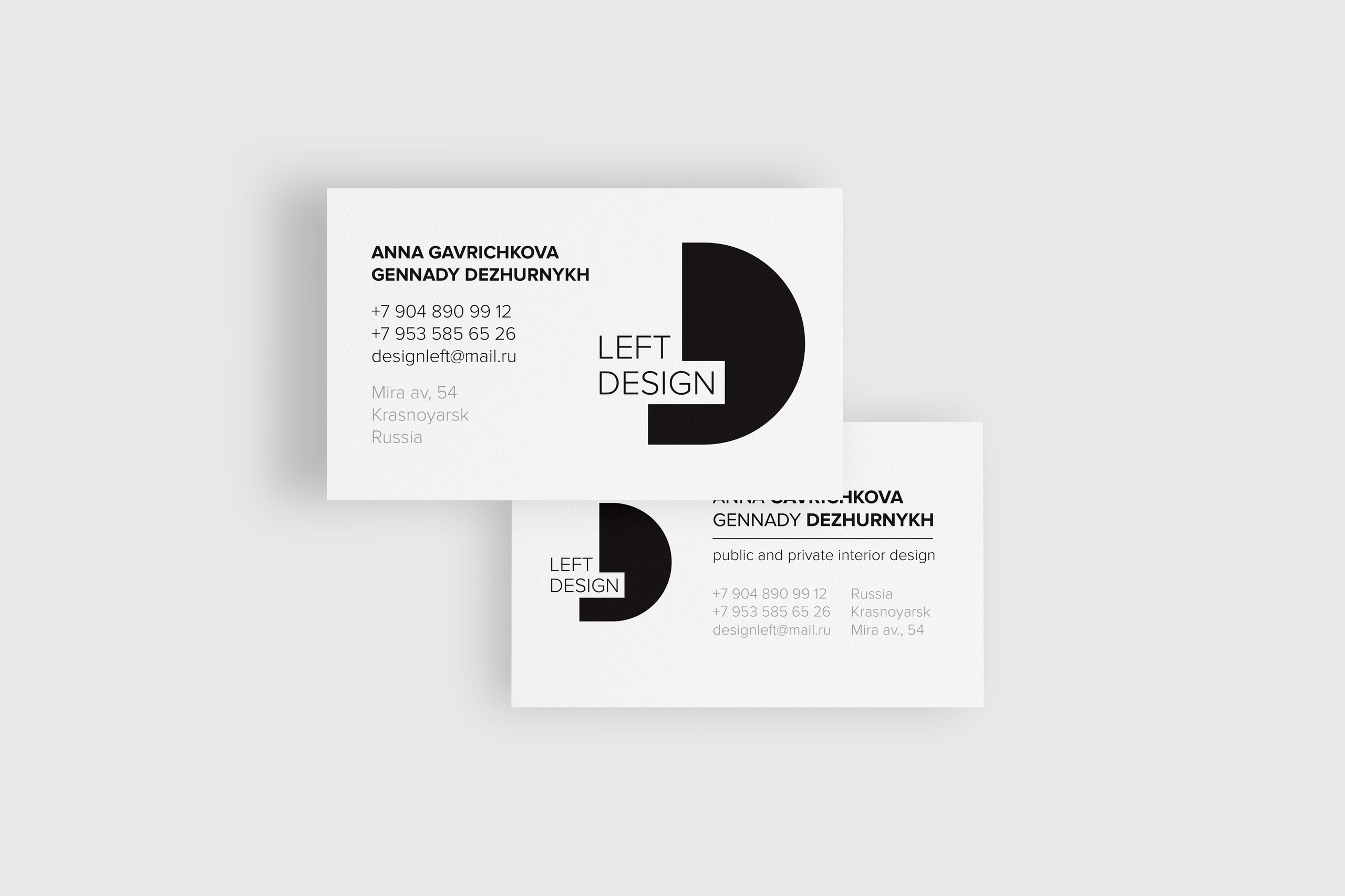 Логотип Left design