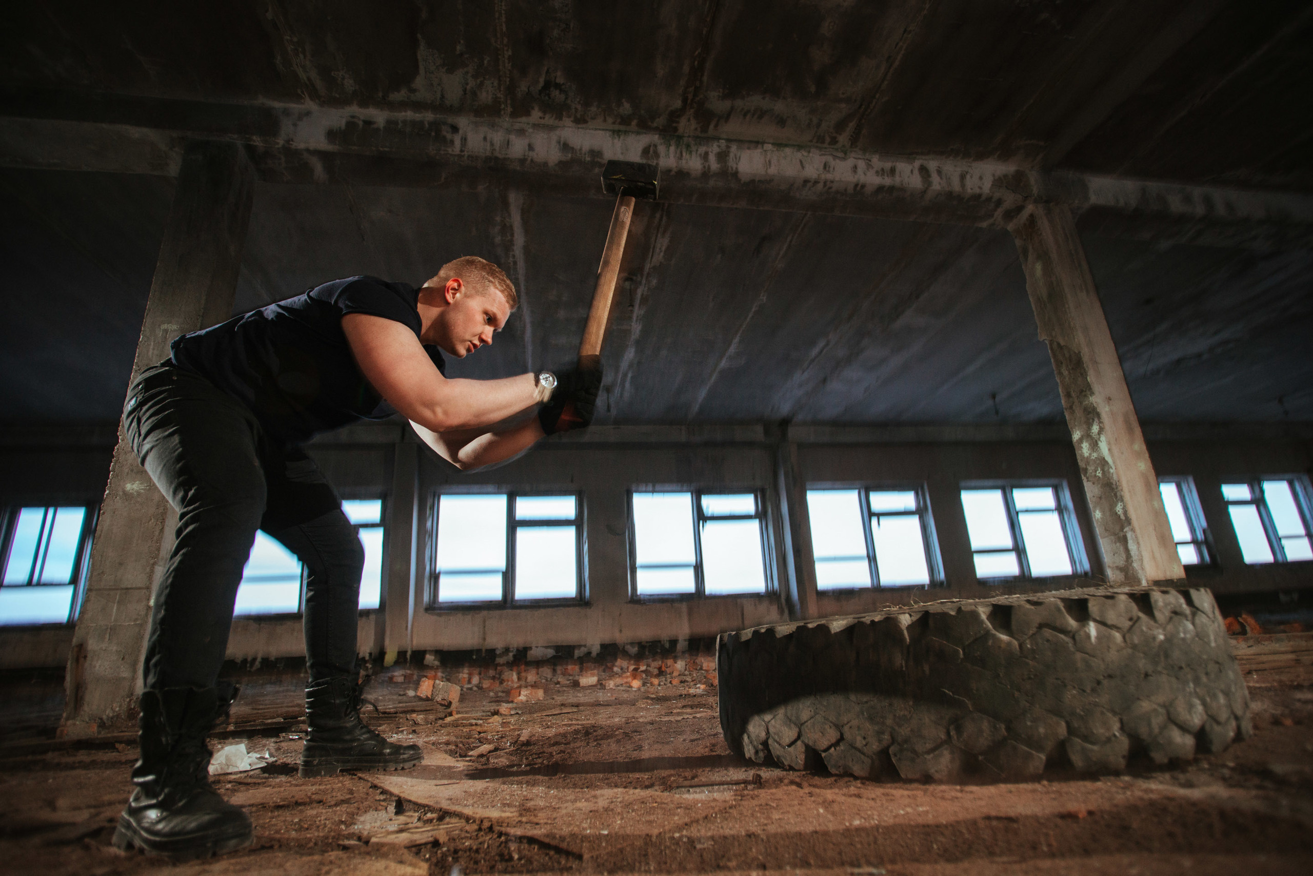 Winter Workout. Wedding & portrait photographer Sergey Lazarenko