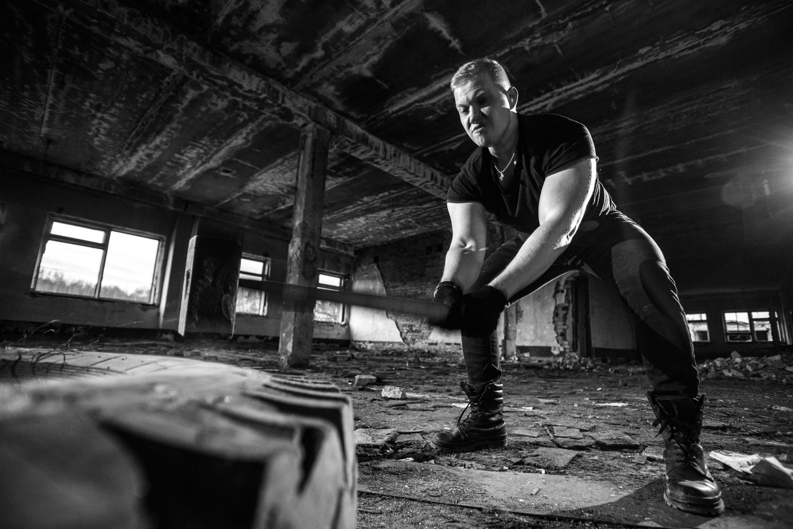 Winter Workout. Wedding & portrait photographer Sergey Lazarenko