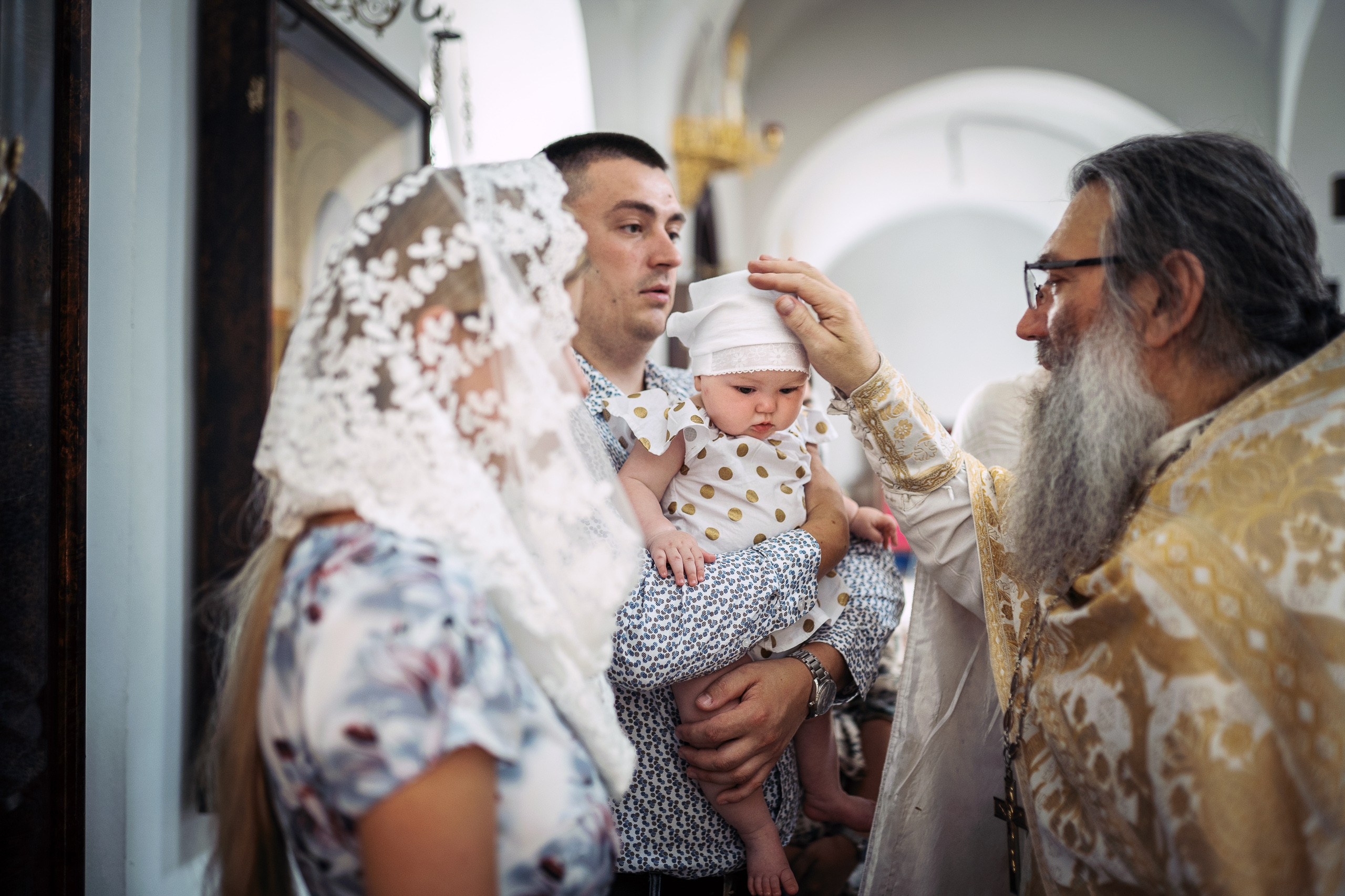 Фотосъемка Крещения в Москве, фотосессия Крещения 