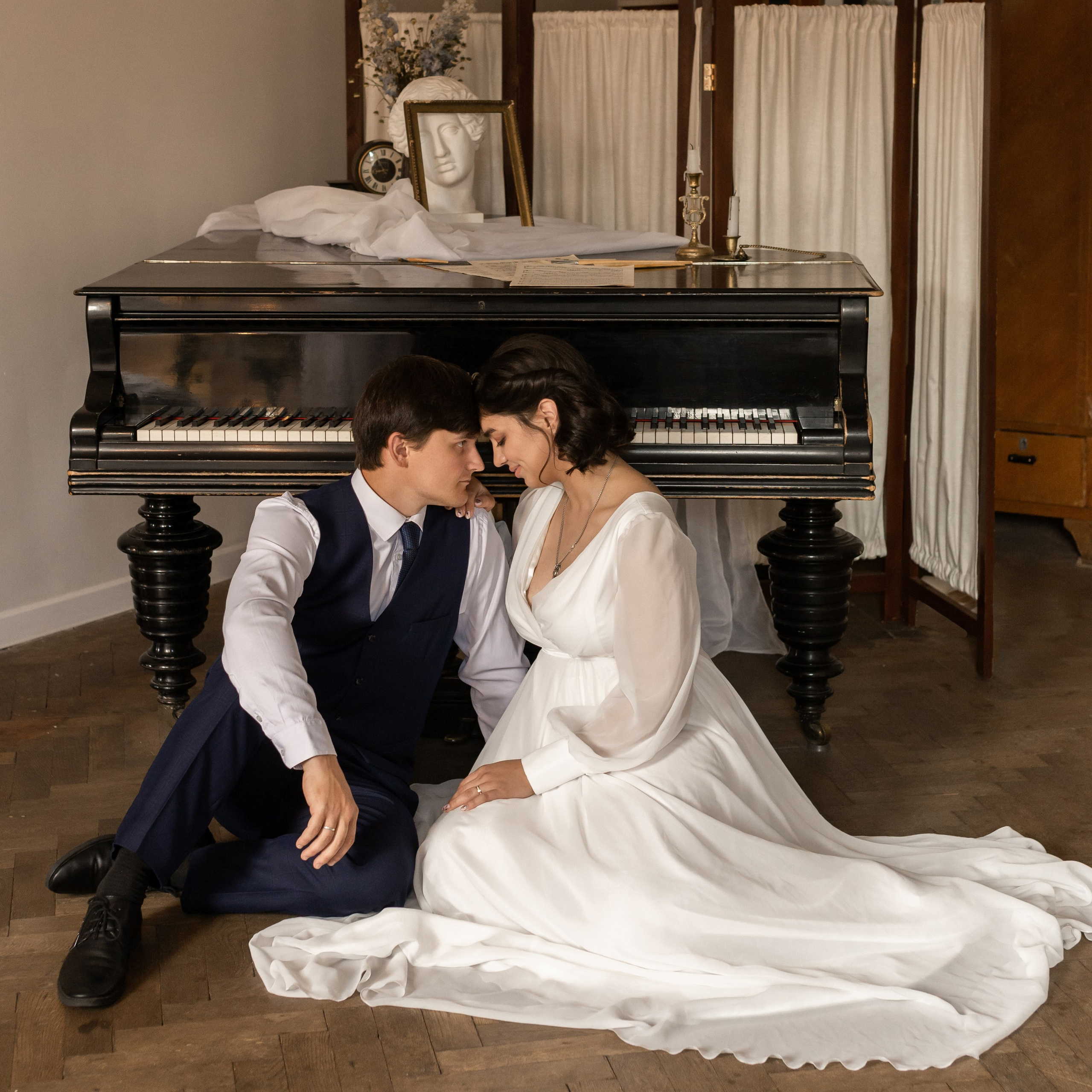 Фотограф Романова Екатерина. Свадебная съемка. Фотосессия в фотостудии.