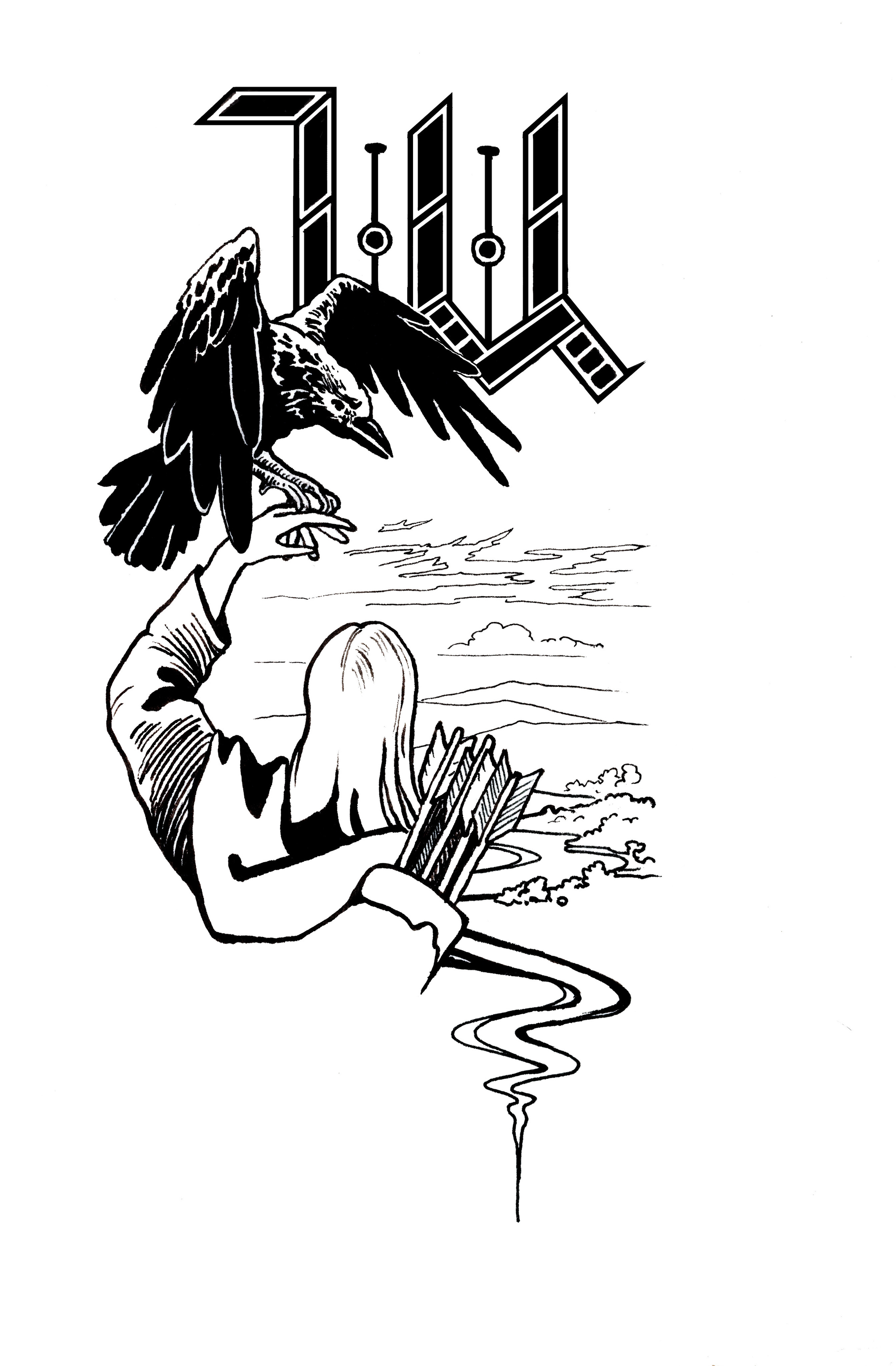 Иллюстрации к роману «Эльф среди людей». Картины — акварельная живопись и графика. Готовые картины и работы на