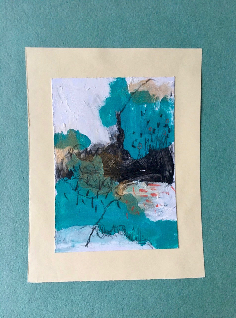 Abstract Painting. Small format. Художник Даля Бучионите