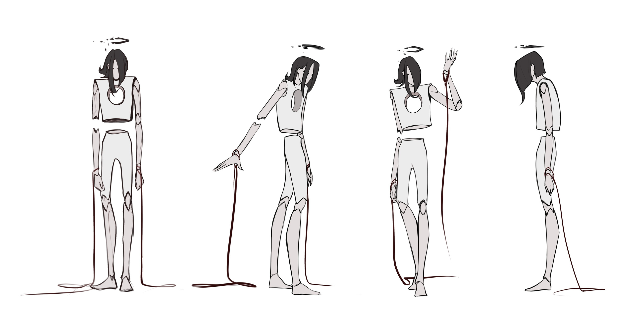 Visual concept of the Bad Omens band. No Sam