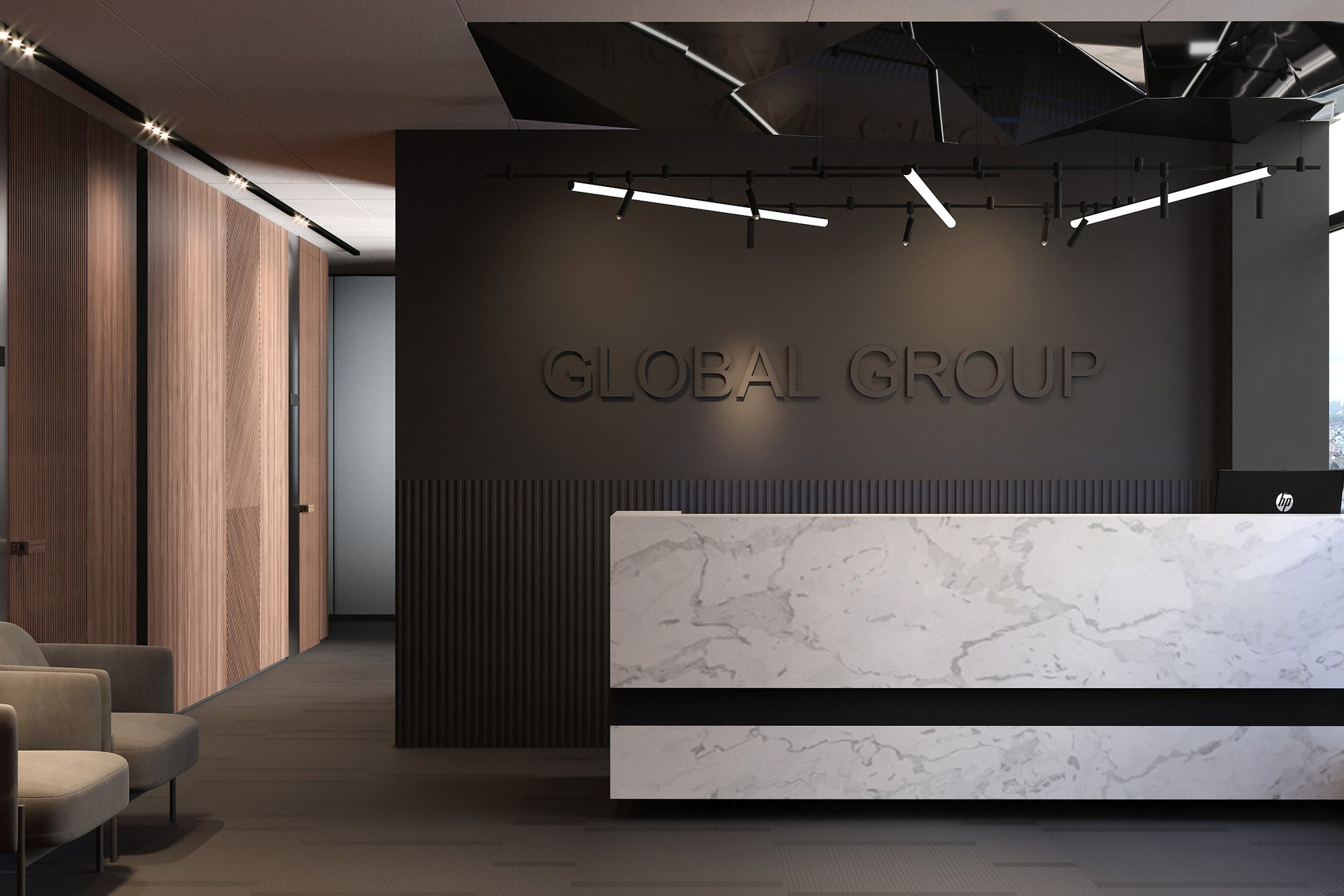 КОММЕРЧЕСКИЕ ИНТЕРЬЕРЫ. Архитектурно-дизайнерское бюро ROOMS