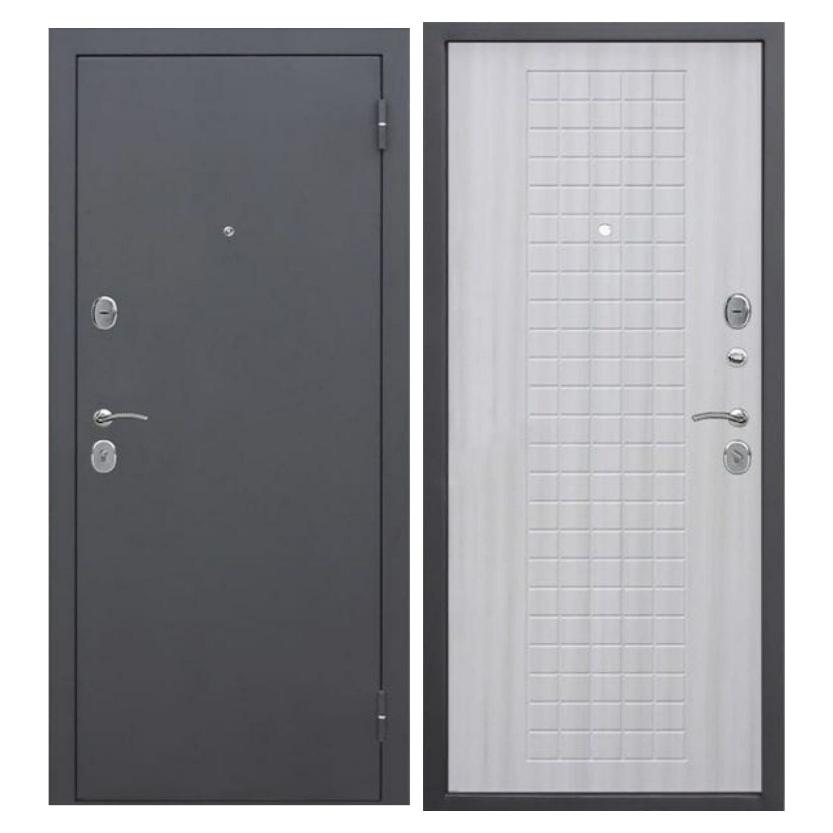 Дверь уличная металлическая входная.