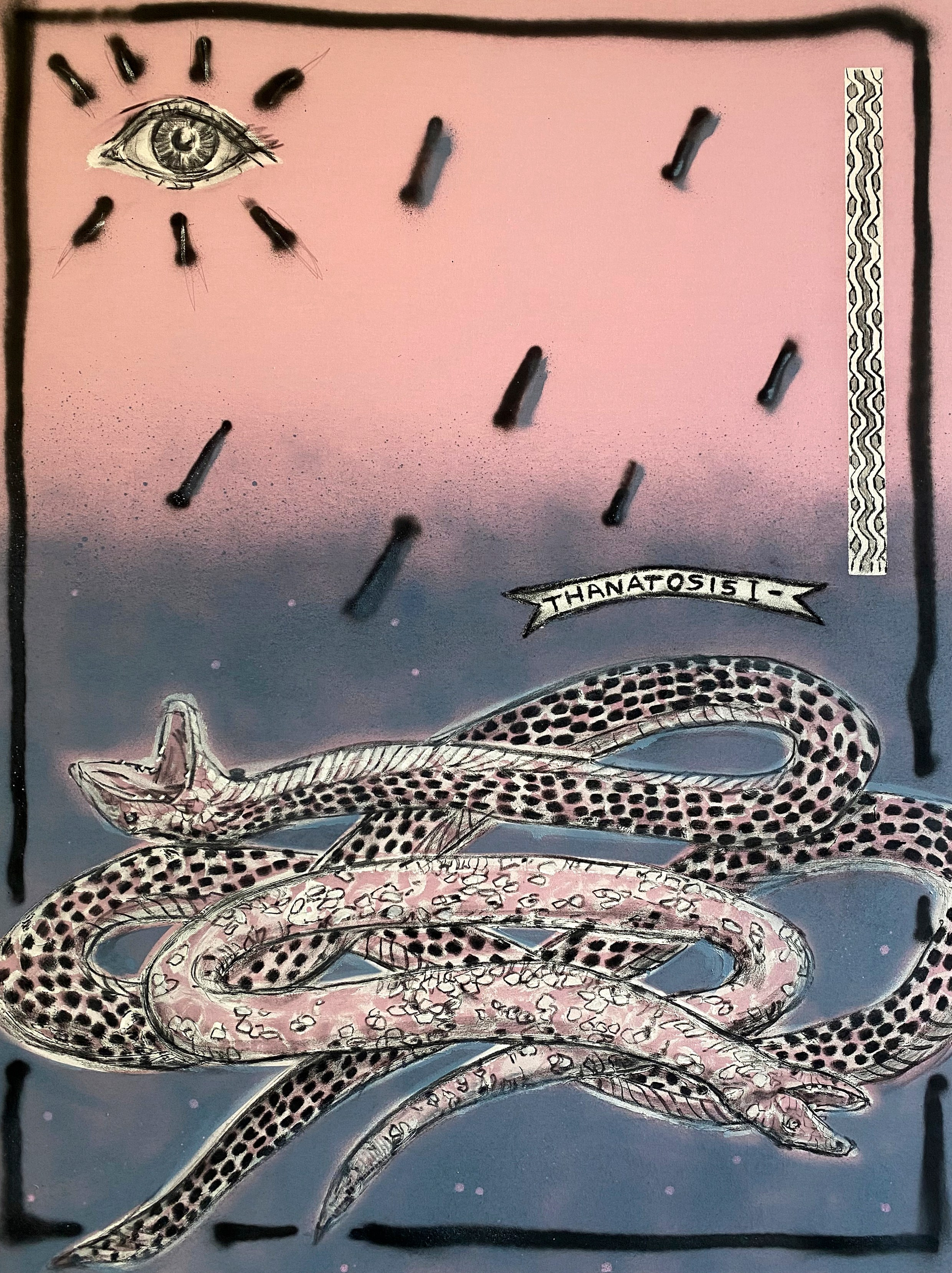 Thanatosis. Artist Anna Snegina Художница Анна Снегина