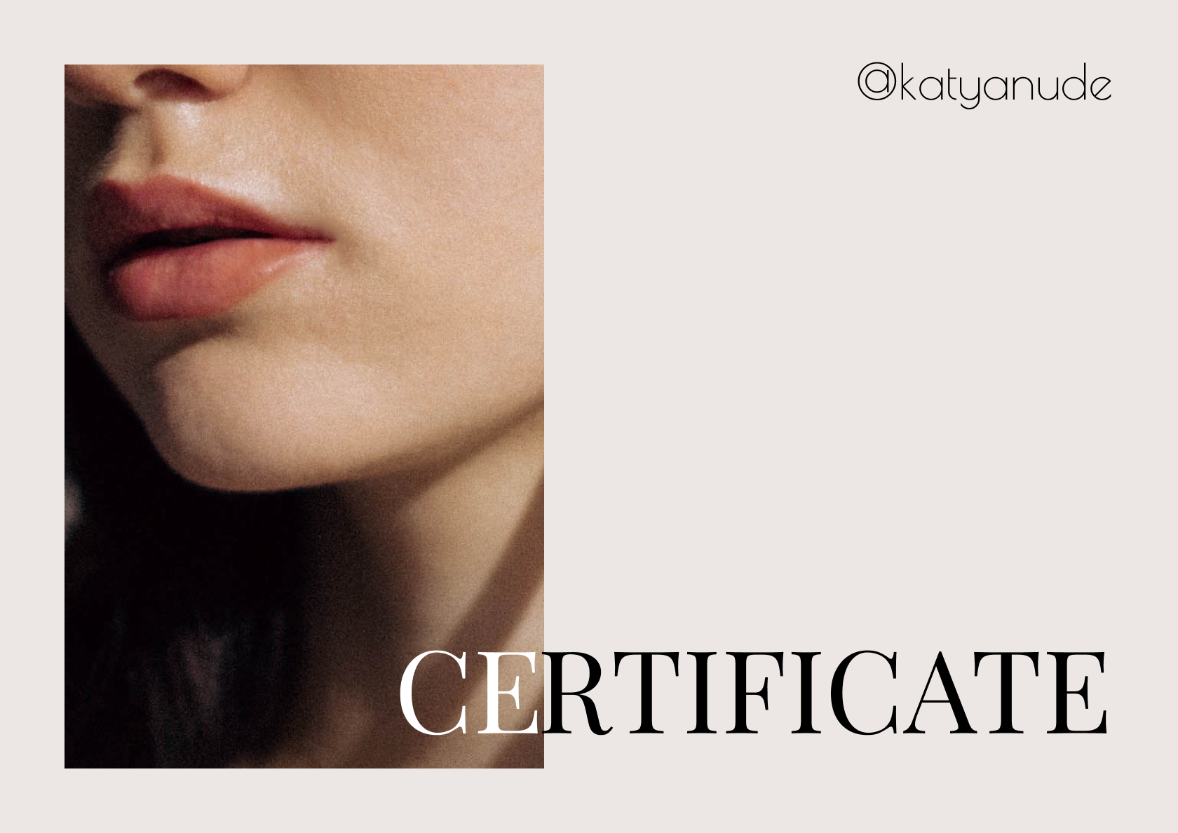 Подарочный сертификат. Женский фотограф и визажист в Ижевске Екатерина Горбунова