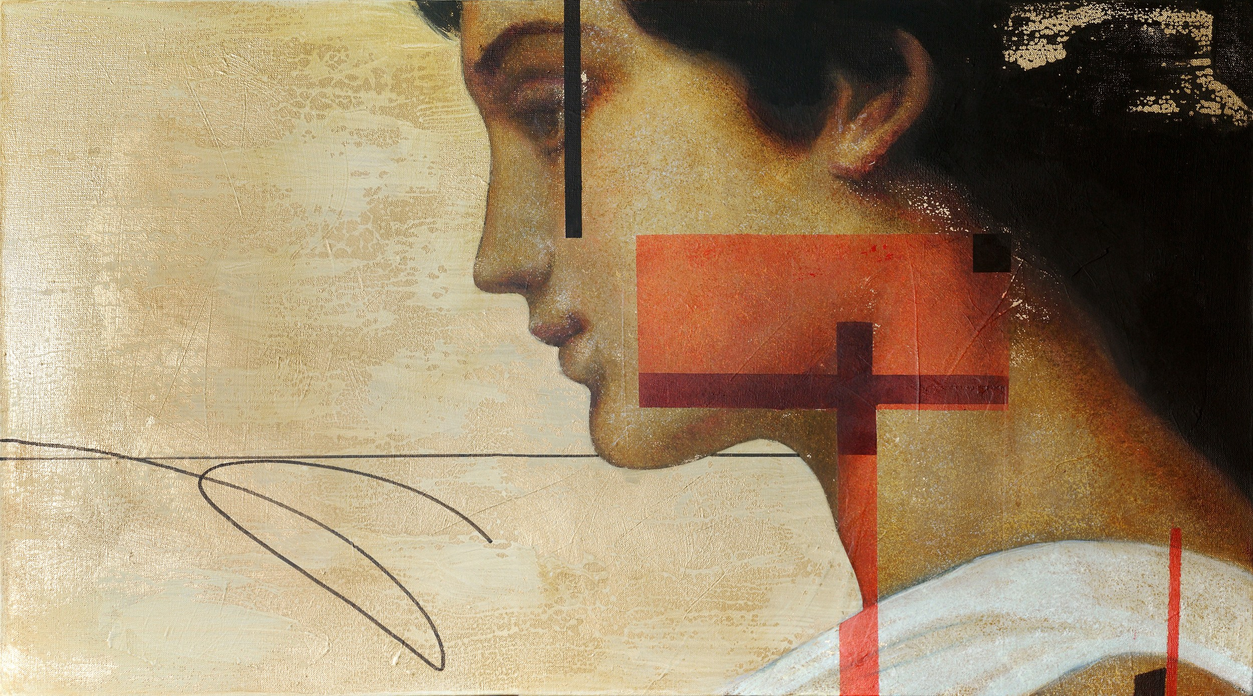 Холст, акрил, 100х100 см