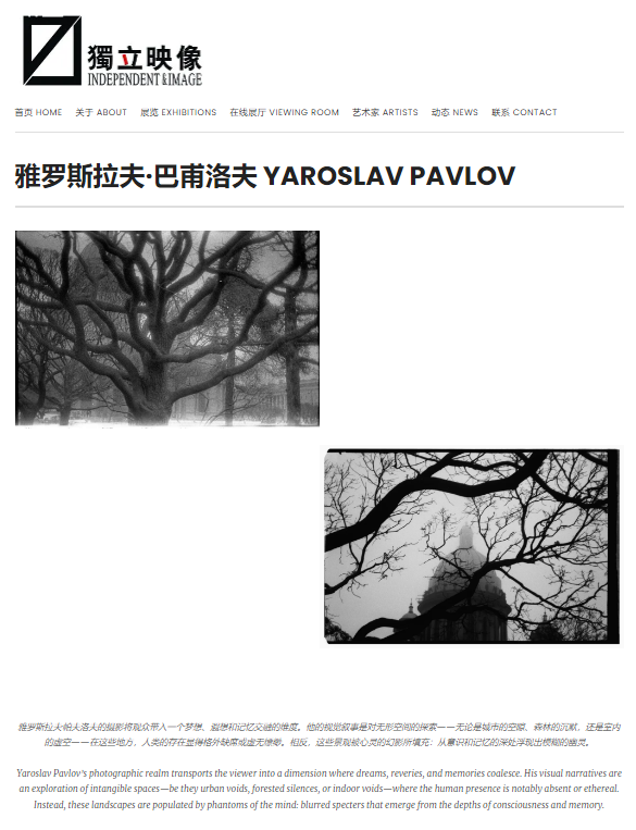 GROUP EXHIBITION: BLACK & WHITE. Pictorial dream — fine art fil photography by Yaroslav Pavlov