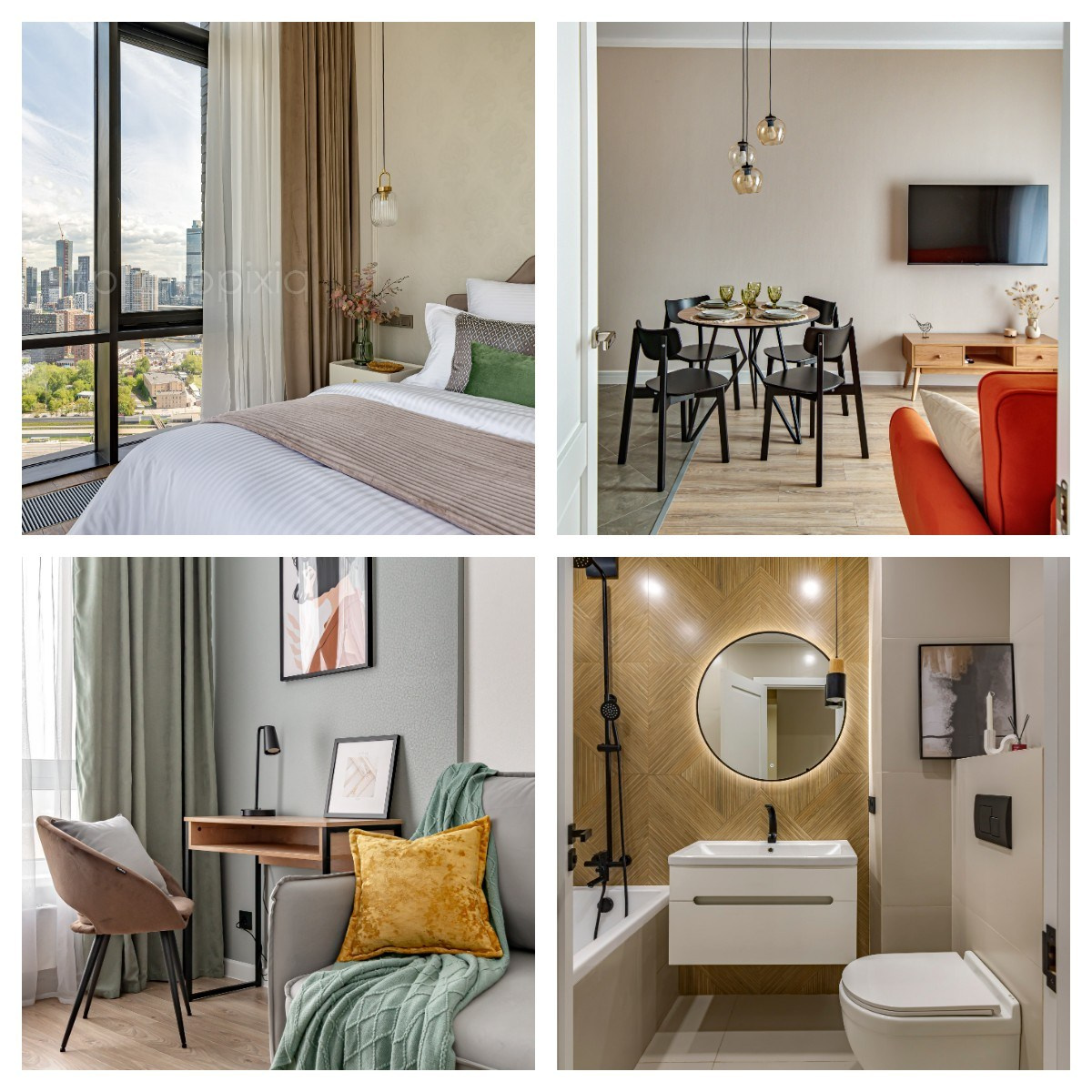 Фотосъёмка квартир и апартаментов для продажи и аренды — Интерьерный фотограф Кузнецов Сергей. Хештег в поиске: #photopixiq