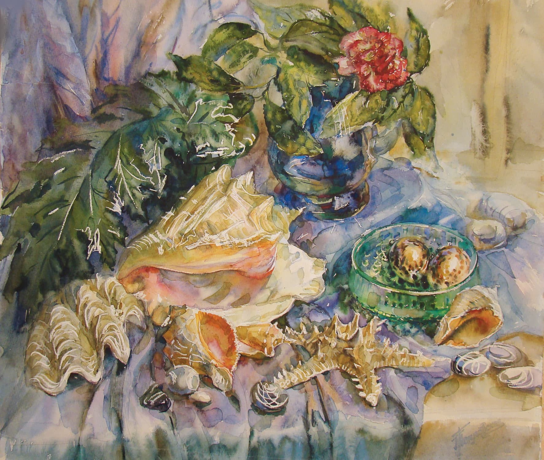 НАТЮРМОРТЫ. Свет акварели Галины Поплавской