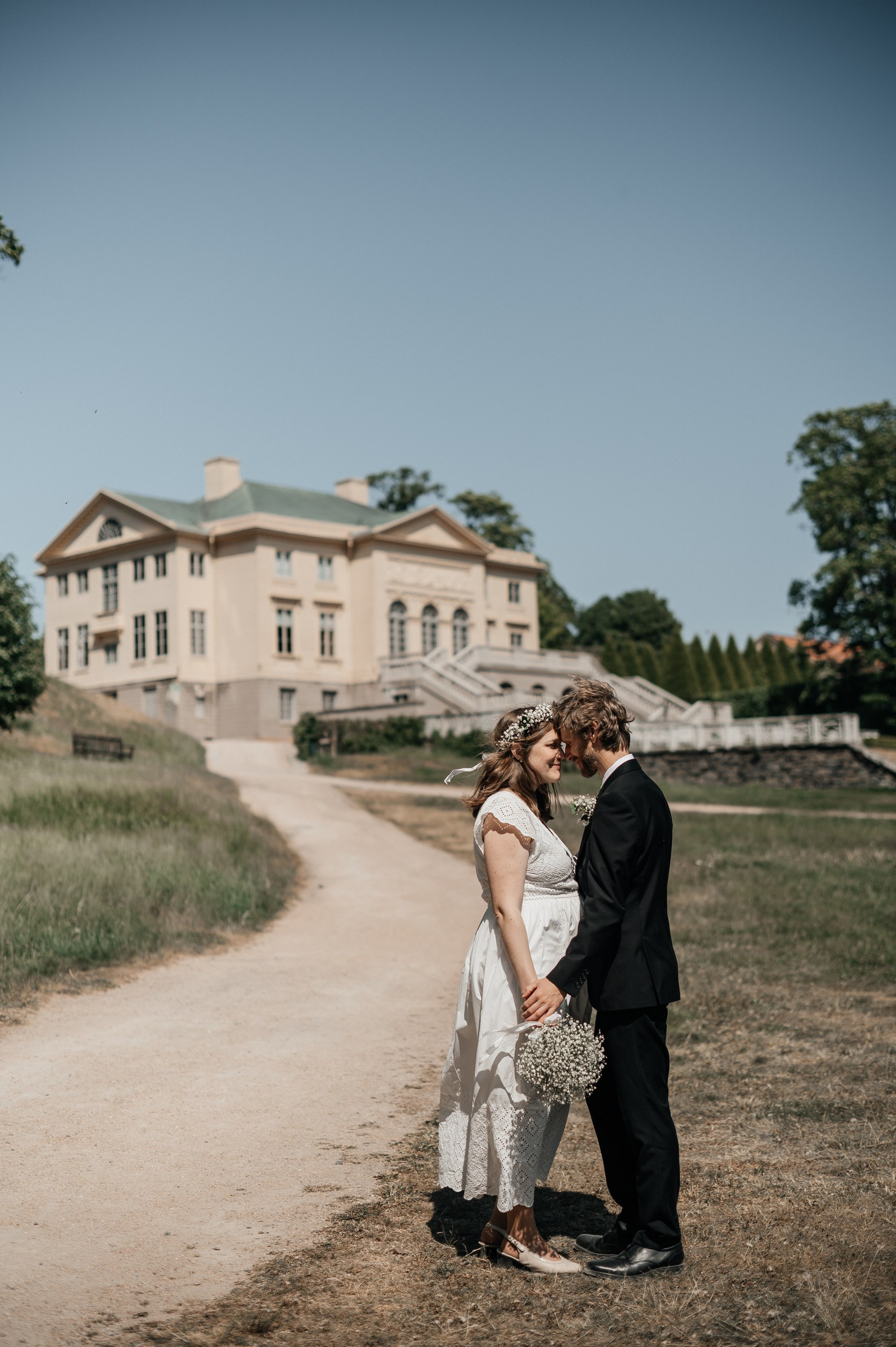 Magiska Bröllopsfoton vid Gunnebo Slott och Trädgårdar. Bröllopsfotograf i Göteborg | Halmstad — Valentina