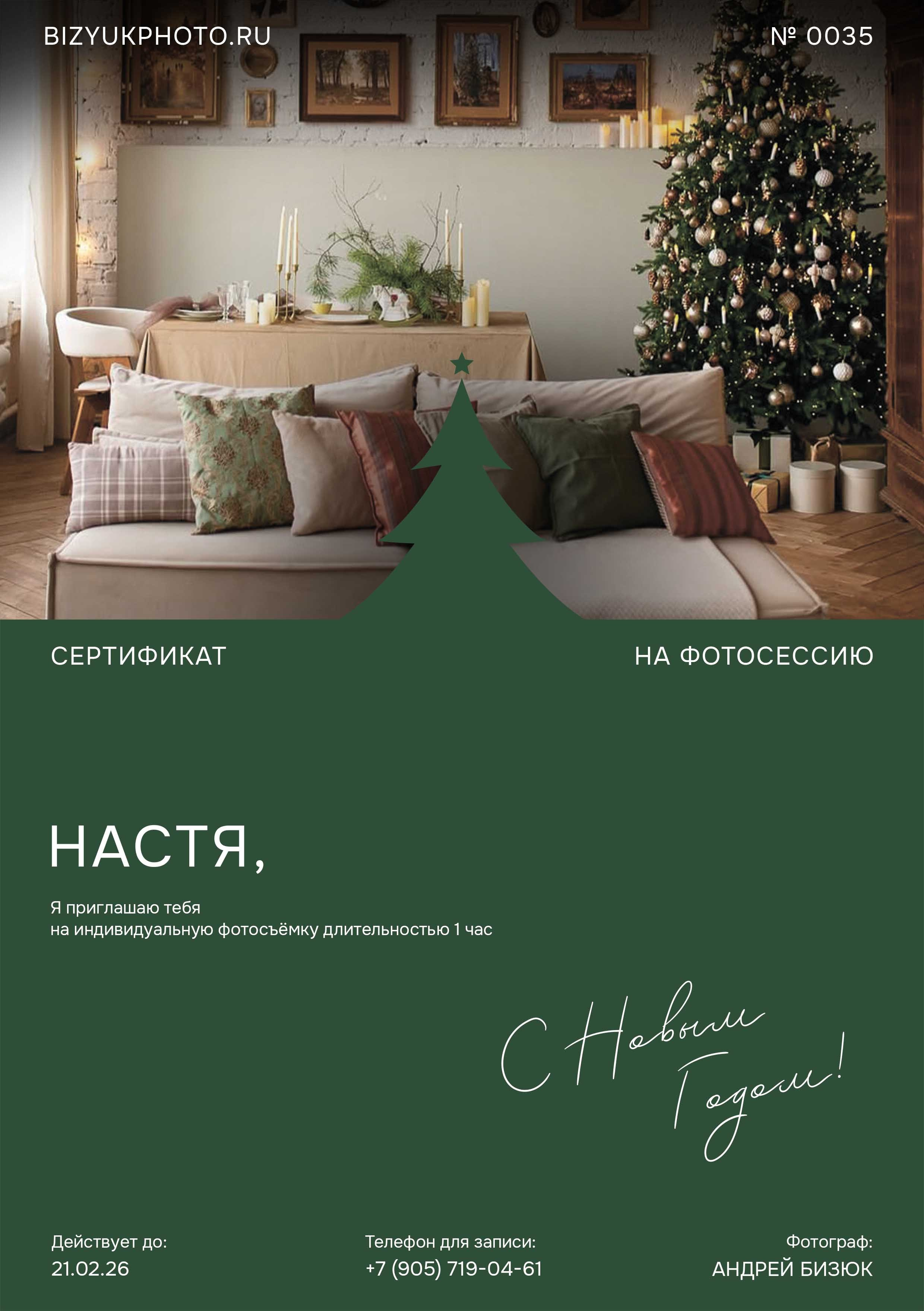 НОВОГОДНЯЯ ФОТОСЕССИЯ. Бизюк Андрей — портретный фотограф Москва / Ярославль