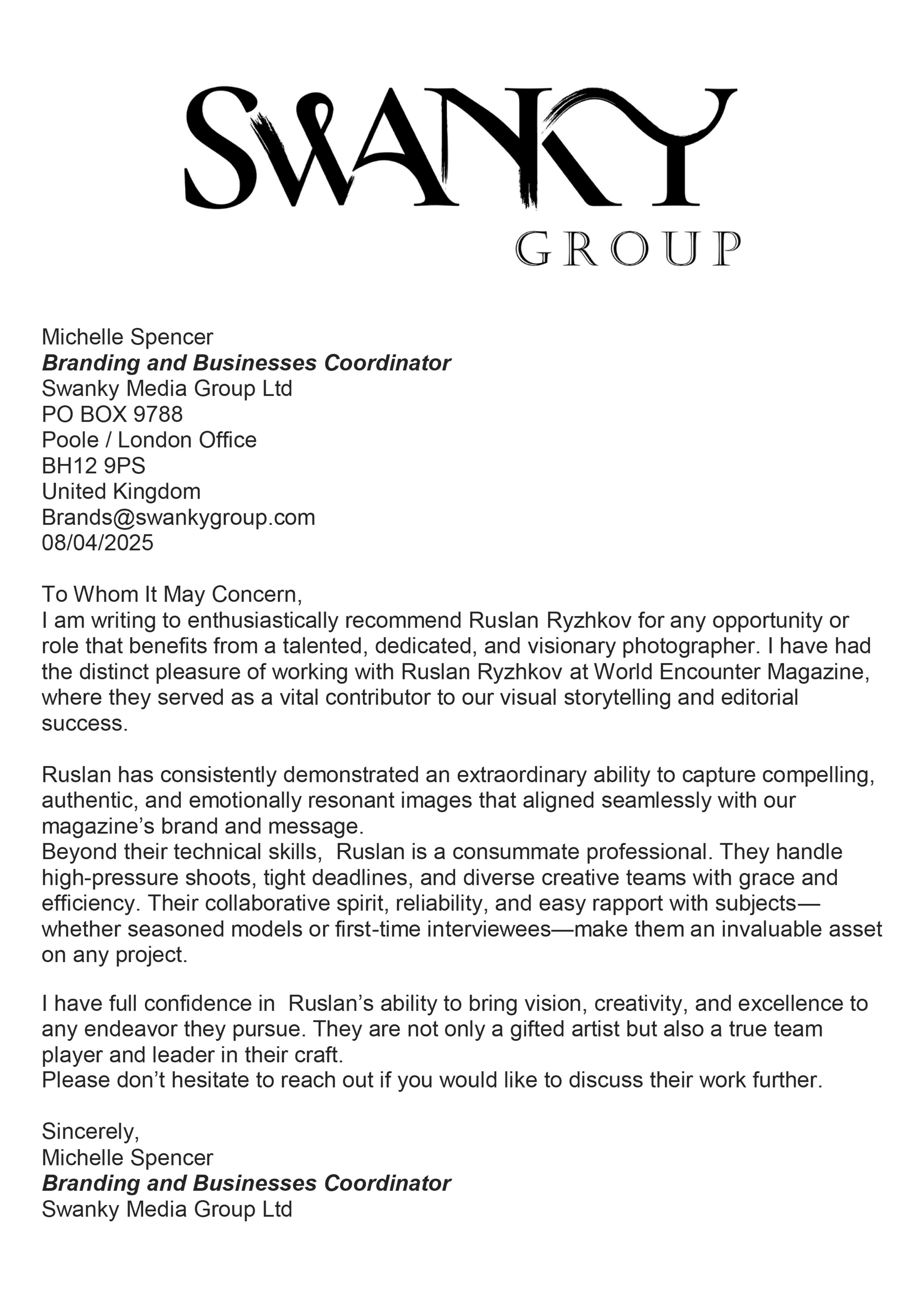 Достижения. Фото и видеосъёмка Кемерово