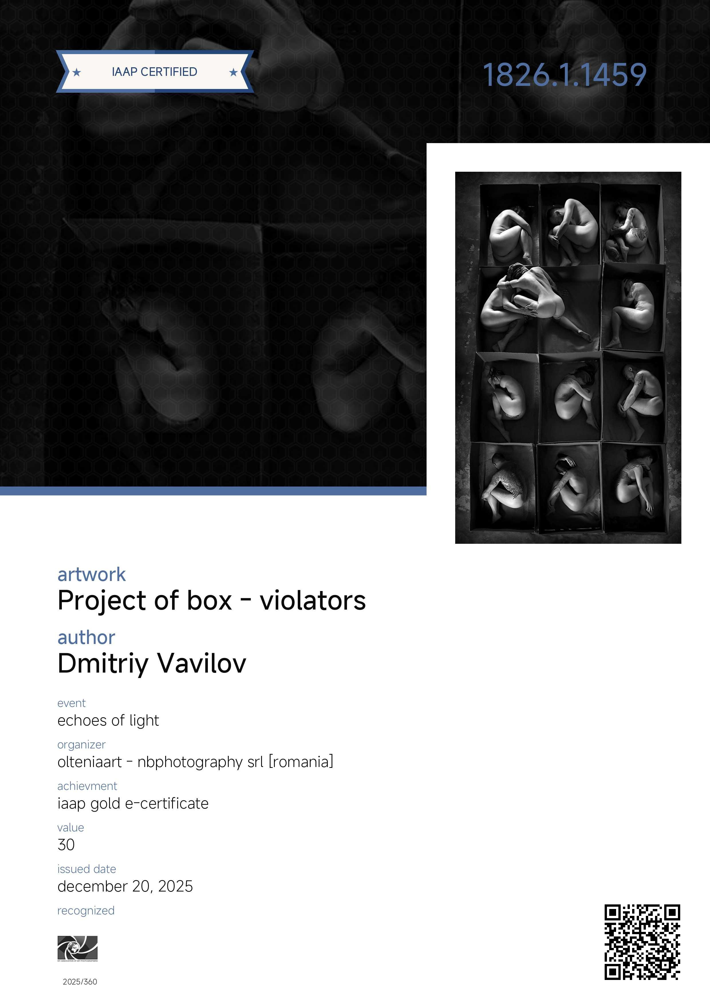 И снова награды. Творческие фотосессии в Москве