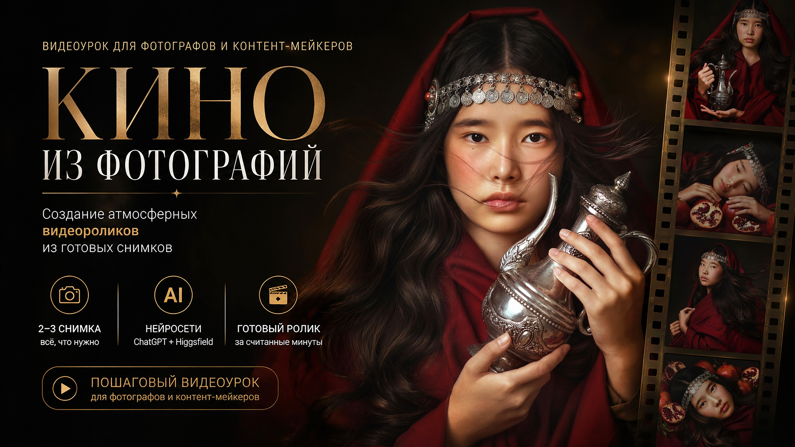 КИНО ИЗ ФОТОГРАФИЙ. Фотохудожник Анна Гис
