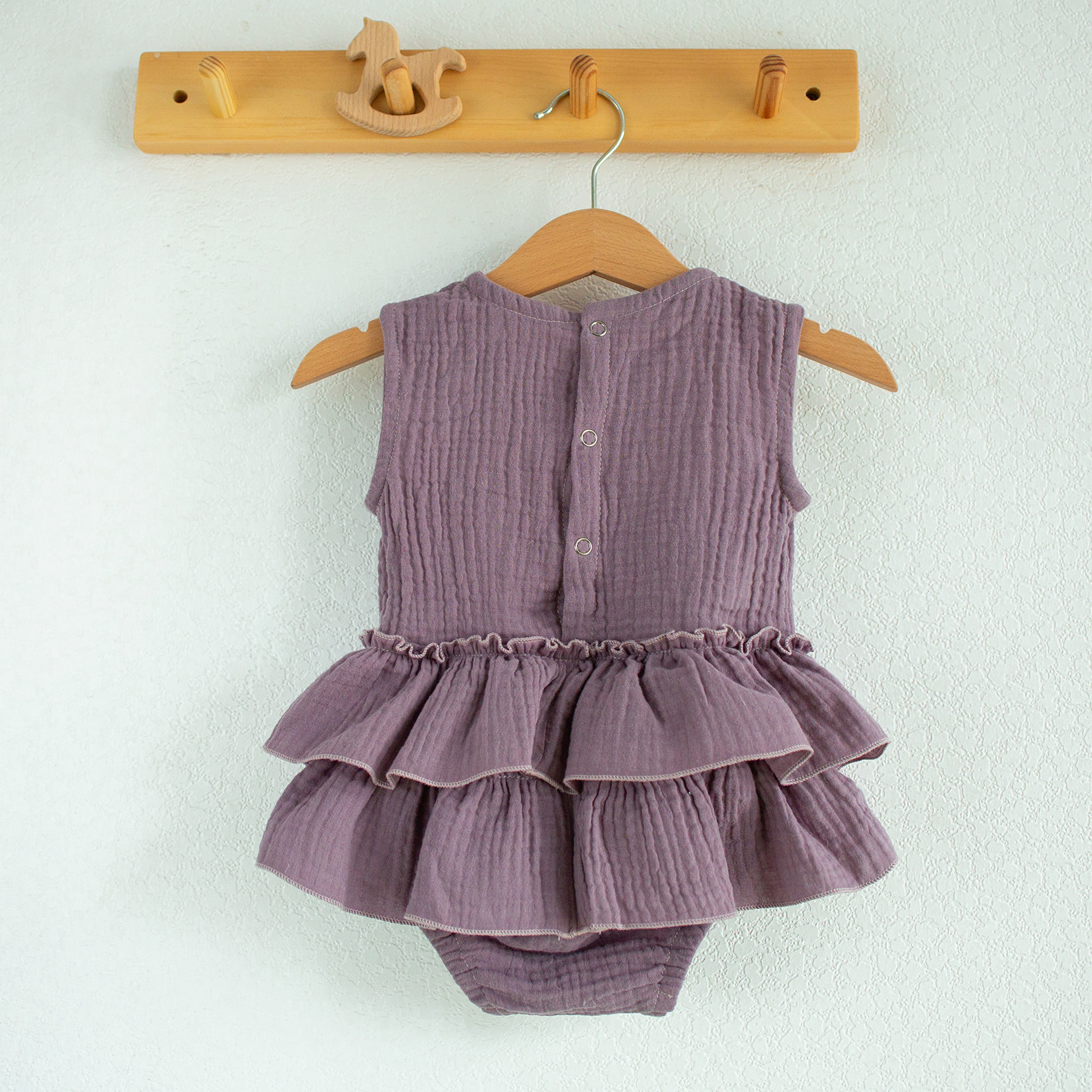 011 Боди с воланами. Эко-одежда для детей