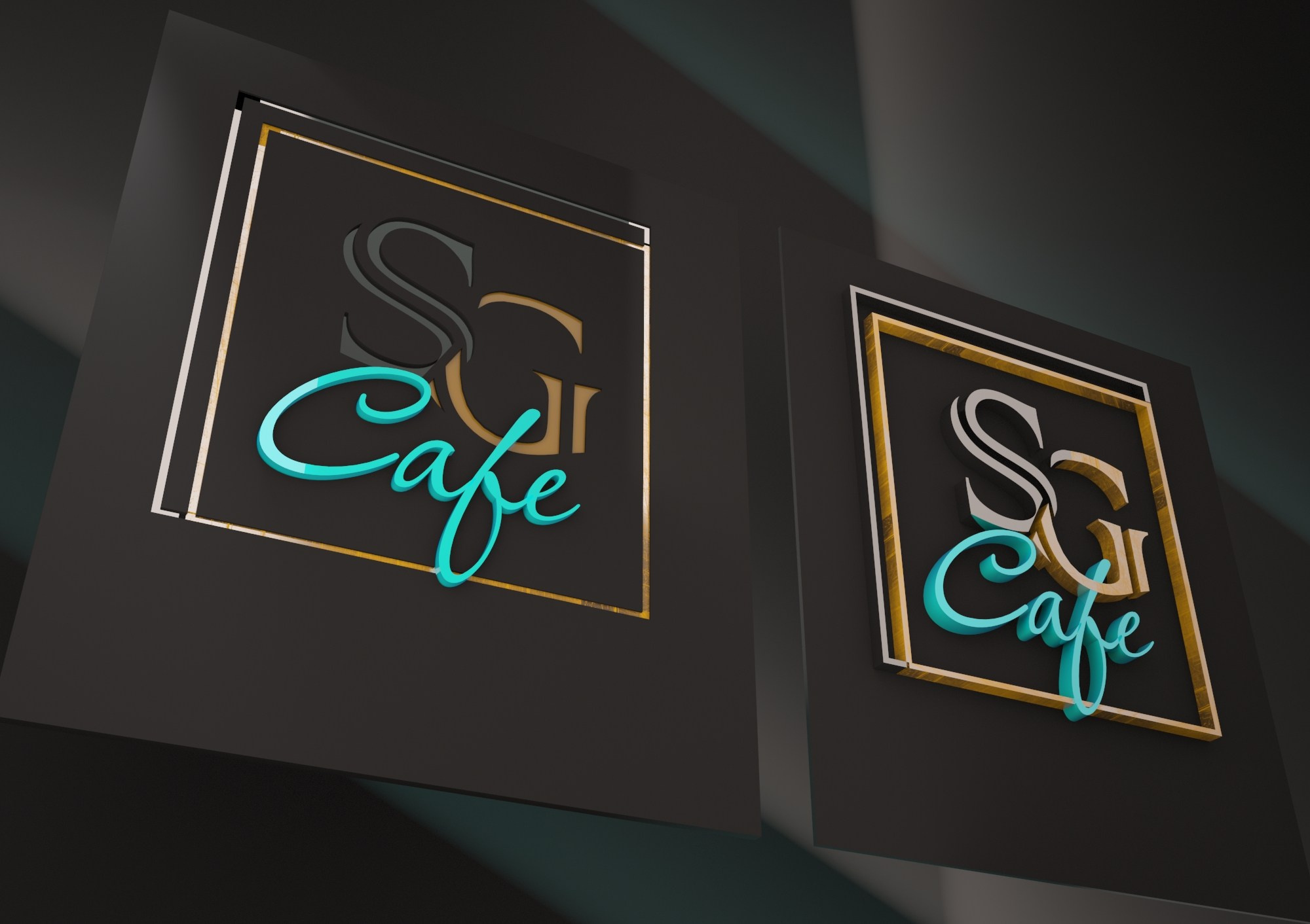 Логотип и фирменный стиль кафе GOLD&SILVER Сочи. Интерьерный дизайнер в Сочи Поплавская Татьяна. Проектирование интерьеров и организация процесса ремонта