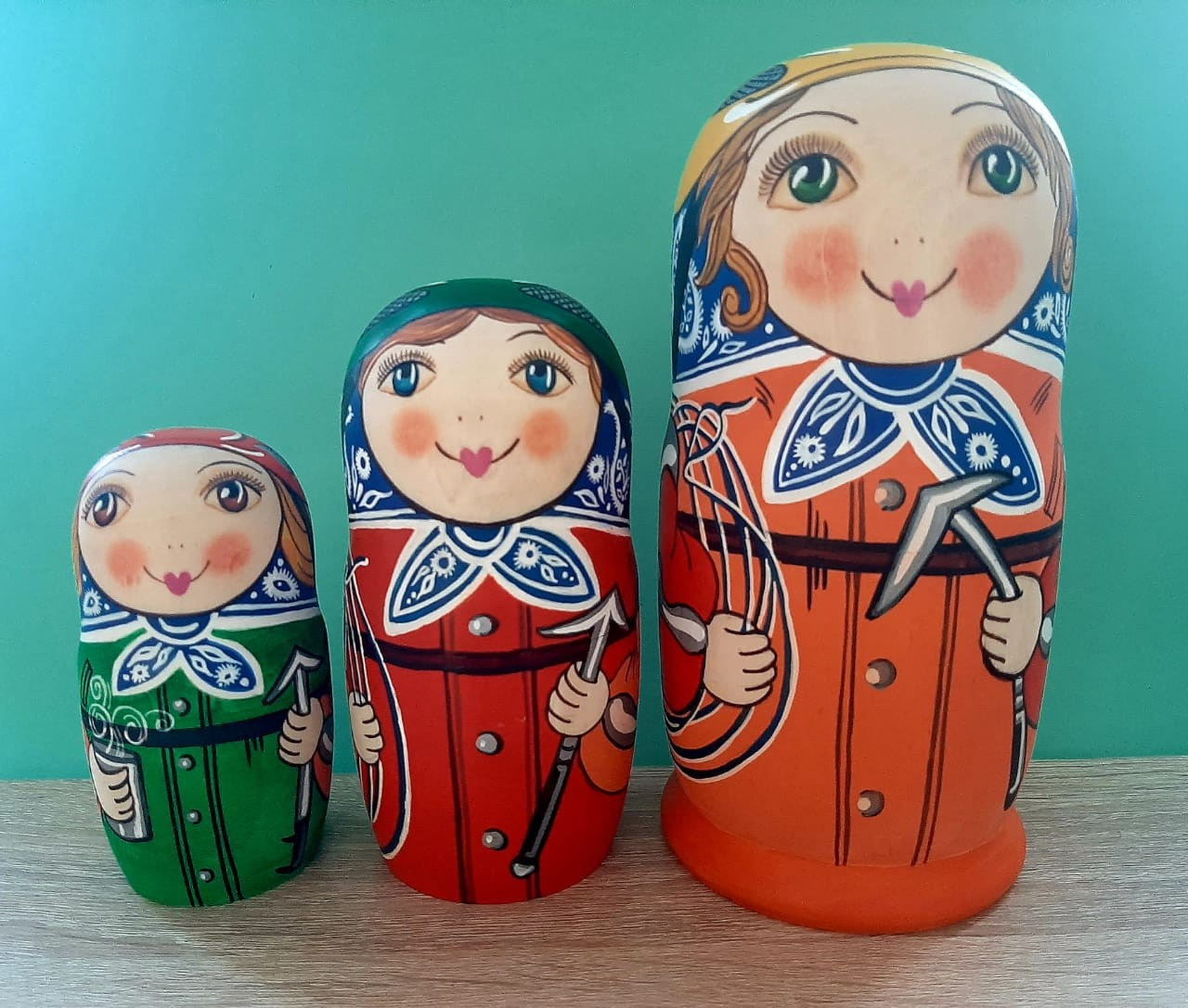 Matryoshka-Climber. “Steel Angel”: women’s climbing award