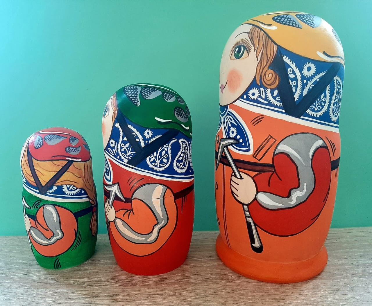 Matryoshka-Climber. “Steel Angel”: women’s climbing award