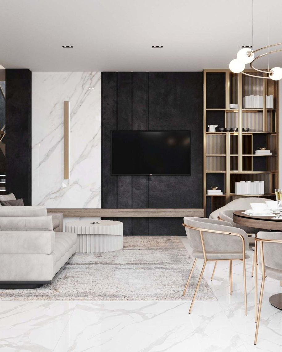 Частные интерьеры. Дизайн интерьера под ключ в Сочи и РФ