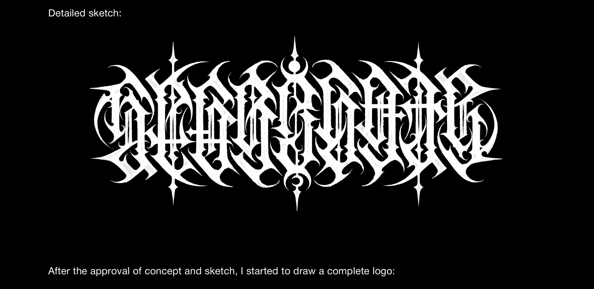 Segregate | metal logo design & creation. GNOIZM | Metal Logos & Dark Lettering