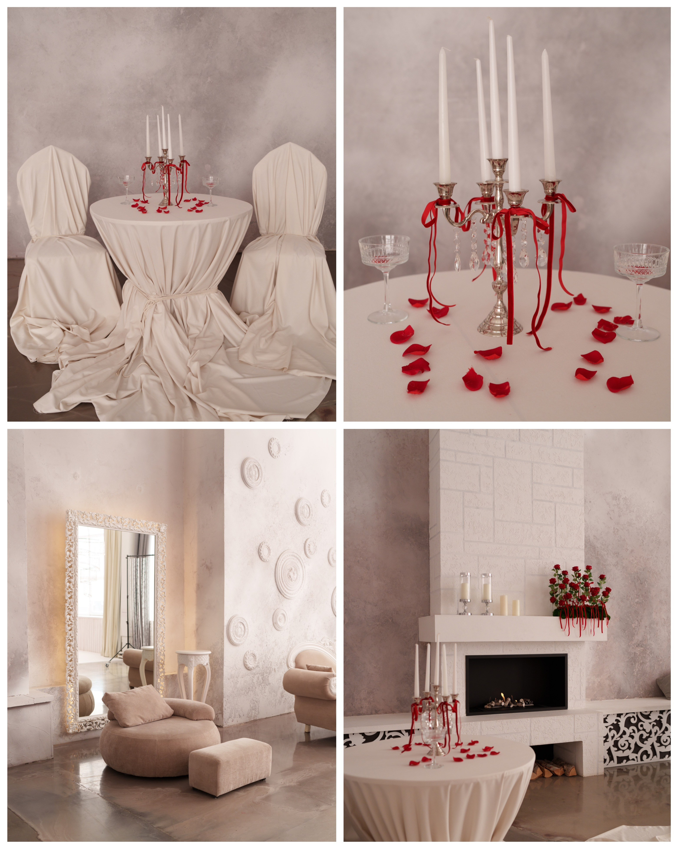 Оформление зала КЛАССИЧЕСКИЙ ко дню Всех Влюбленных