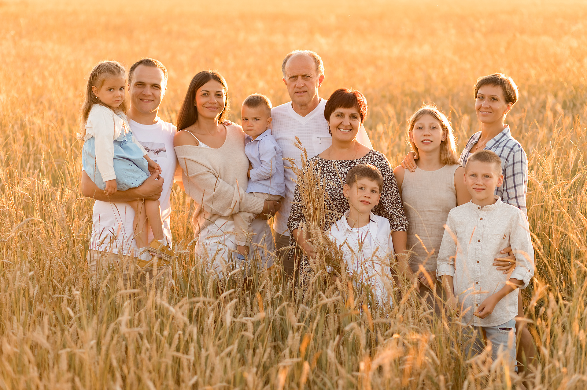 Пшеничные истории. Семейный фотограф в Санкт-Петербурге Анастасия Нечаева