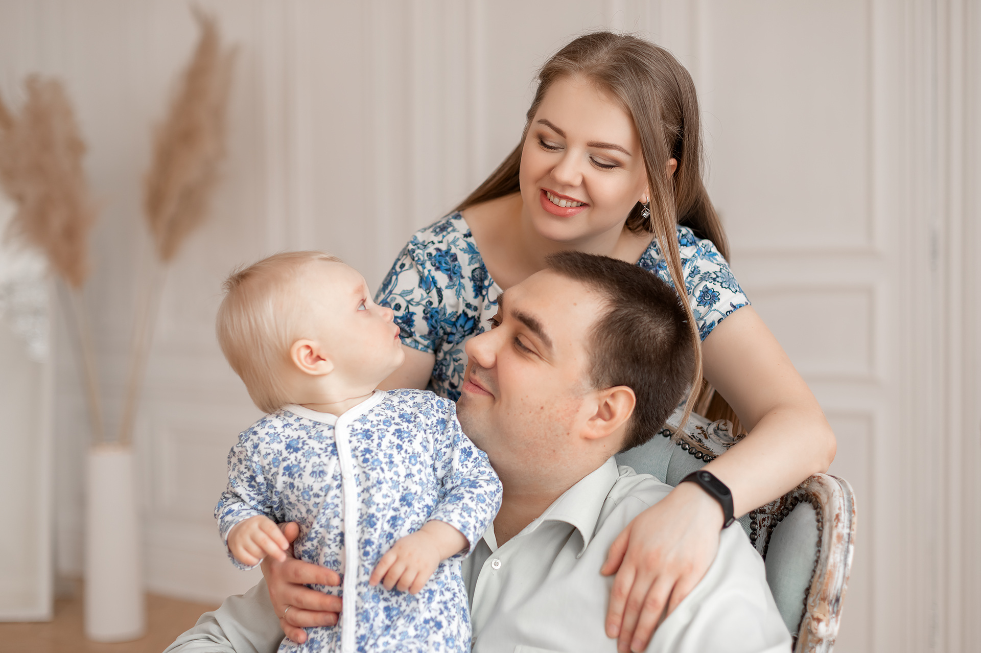Семейная и детская фотосессия в студии. Семейный фотограф в Санкт-Петербурге Анастасия Нечаева