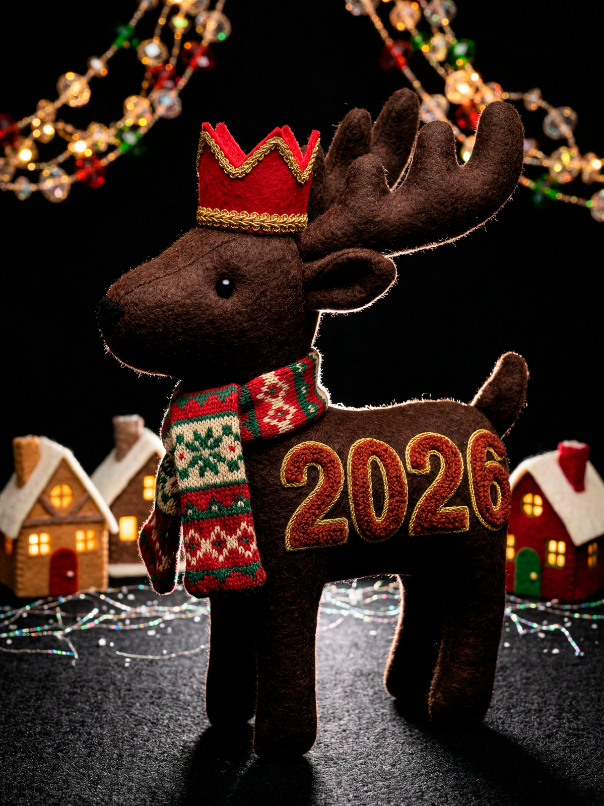 Яркие новогодние промпты: цифры 2026, герои, огни. Нейрофотосессии и AI‑видео для брендов | AI фотограф