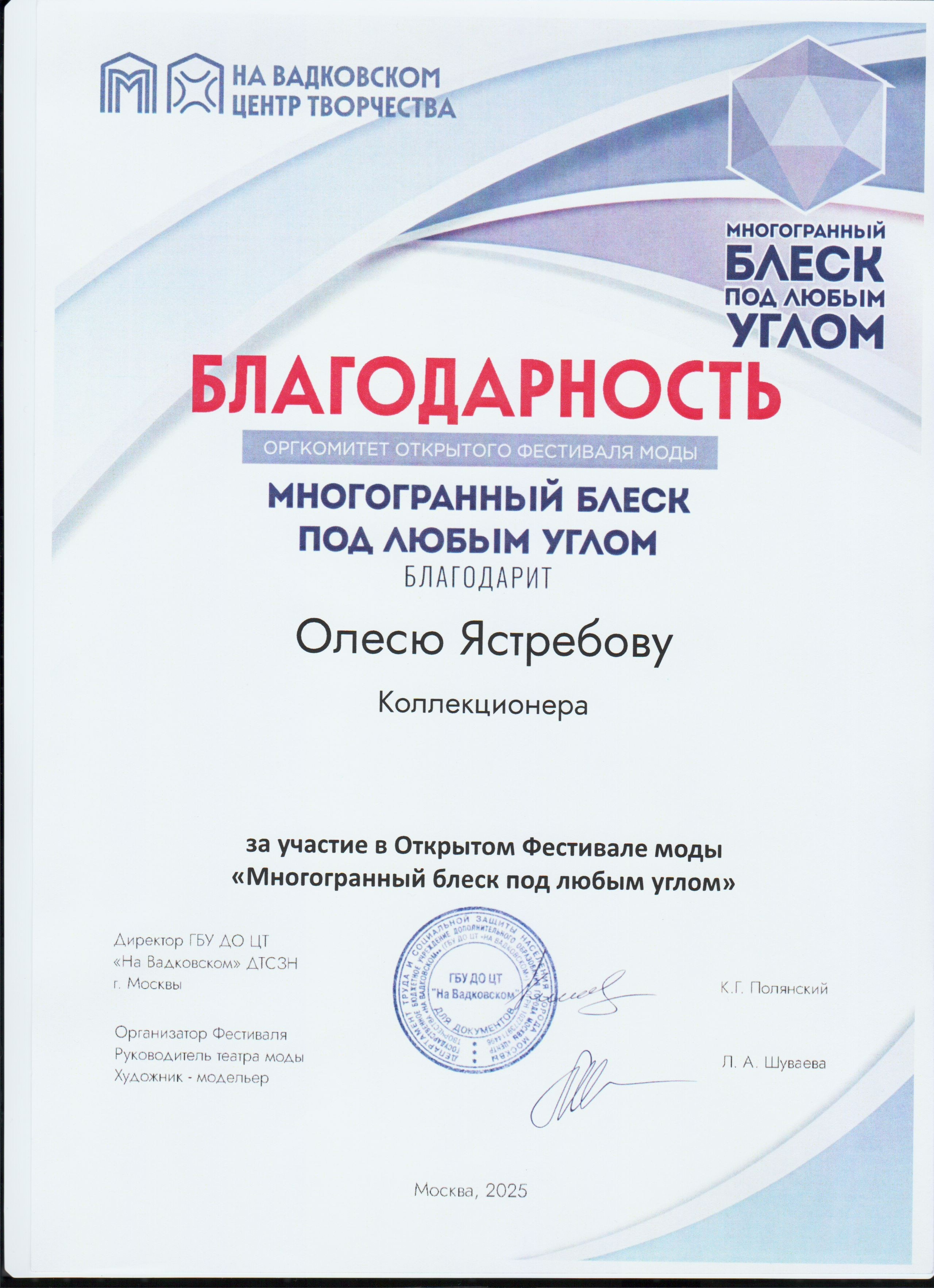 Сотрудничество. Коллекционер и искусствовед Олеся Ястребова