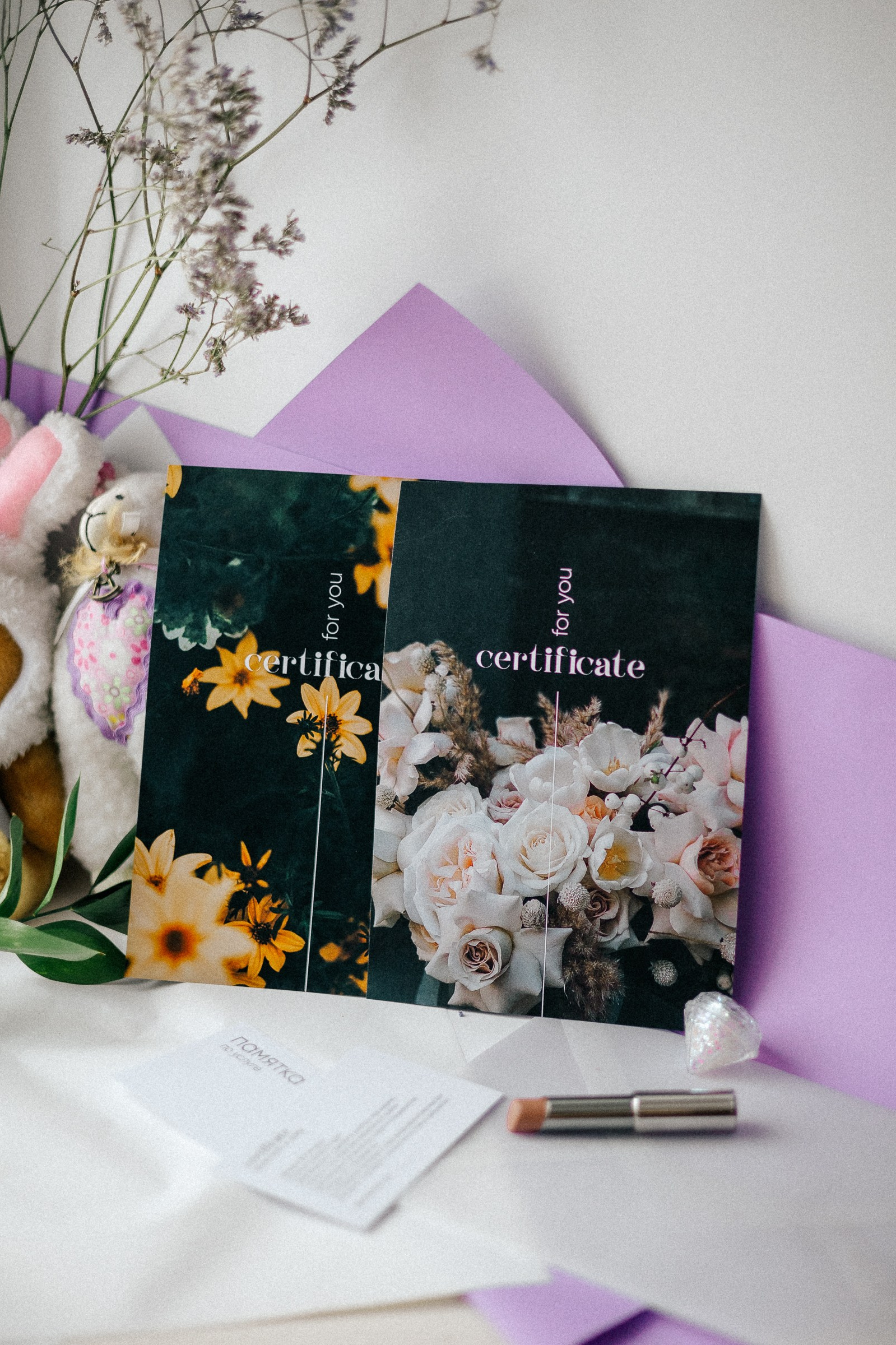 СЕРТИФИКАТ. Свадебный и семейный фотограф в Красноярске Анастасия Турчанова